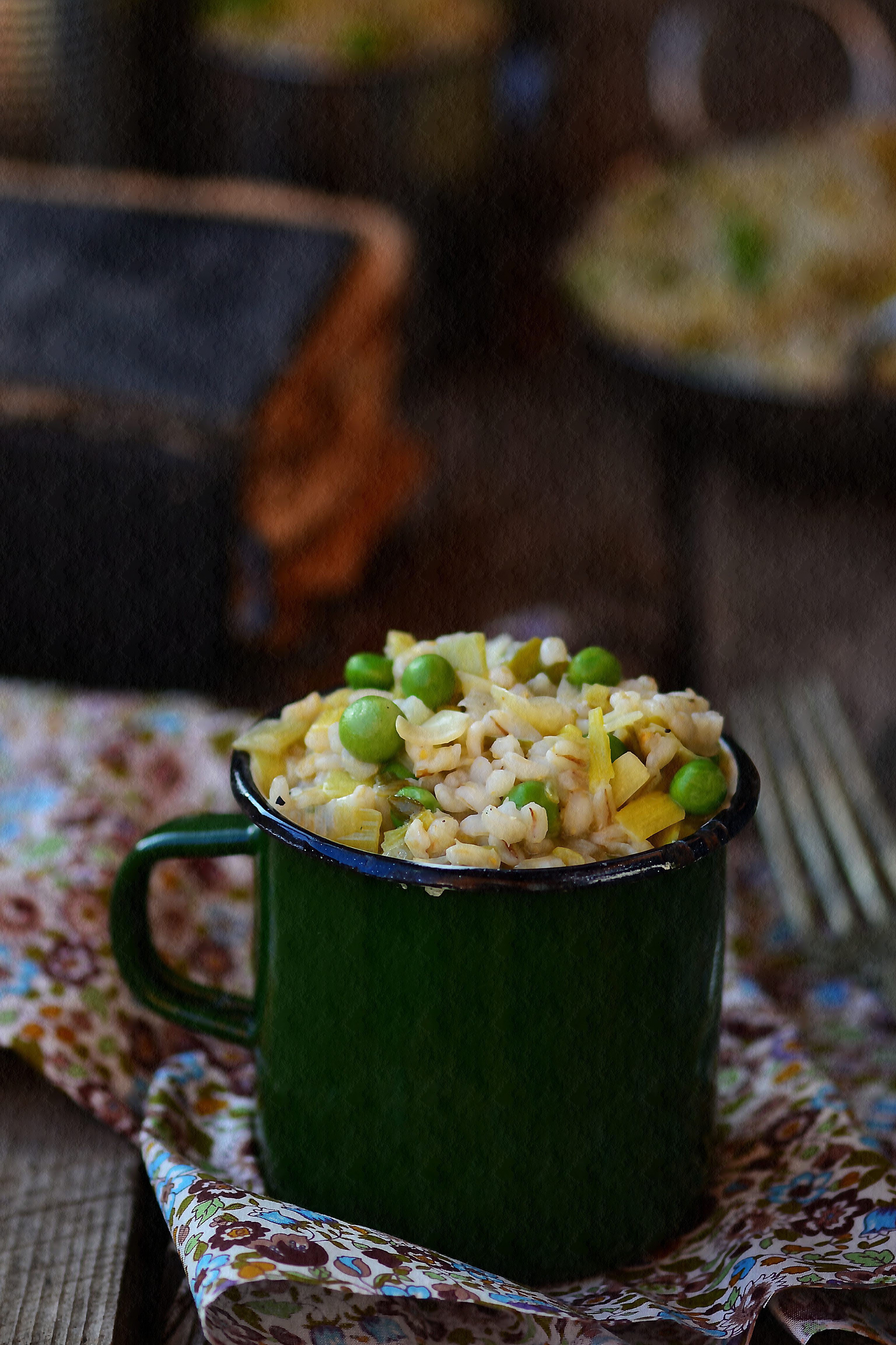 barley groats risotto