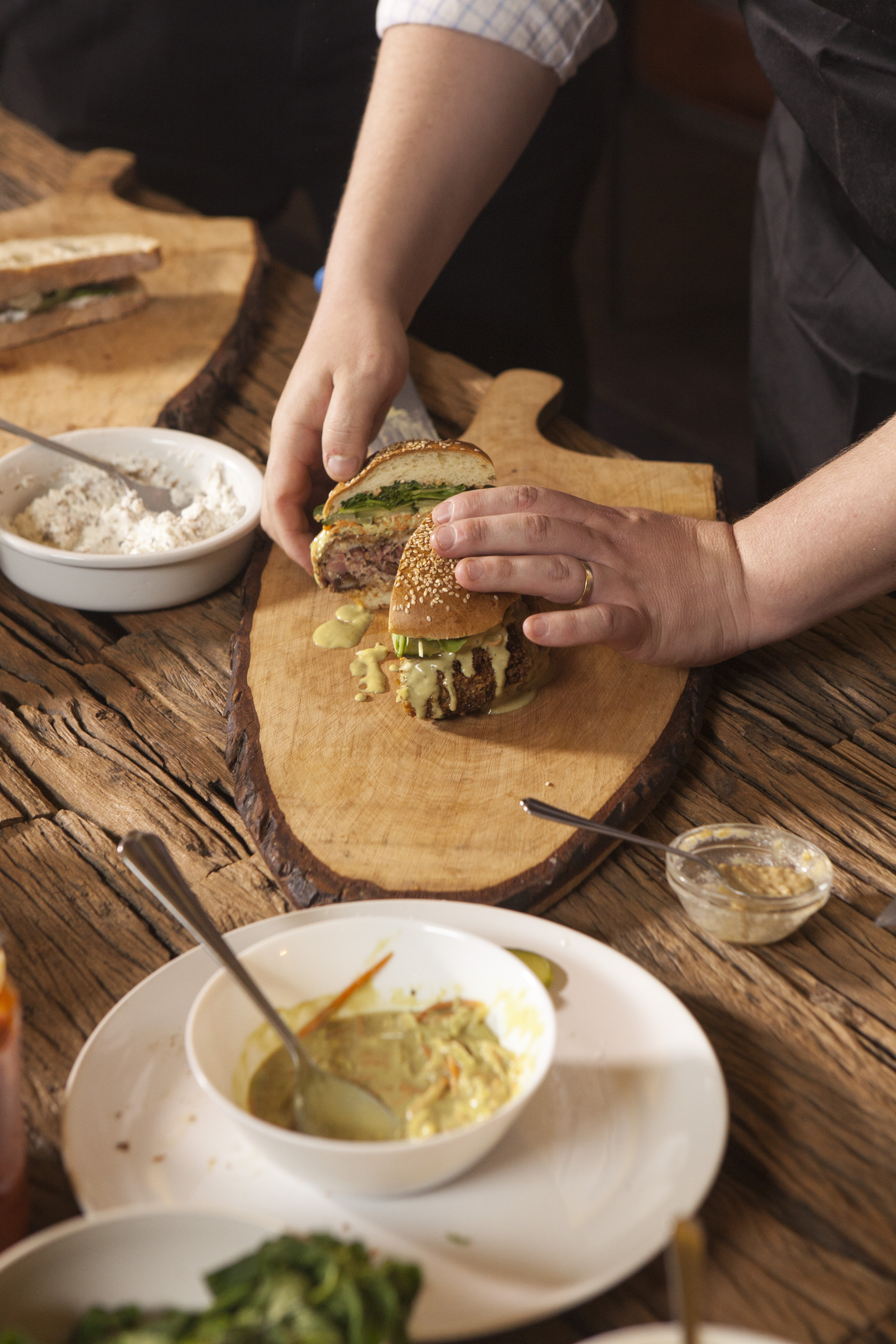 Zagreb 17052017
Sendvici kampanja za DOBRO
Kuhaju Andrej Barbieri Marko Palfi i Jeffrey Vella
Foto Mario Kucera