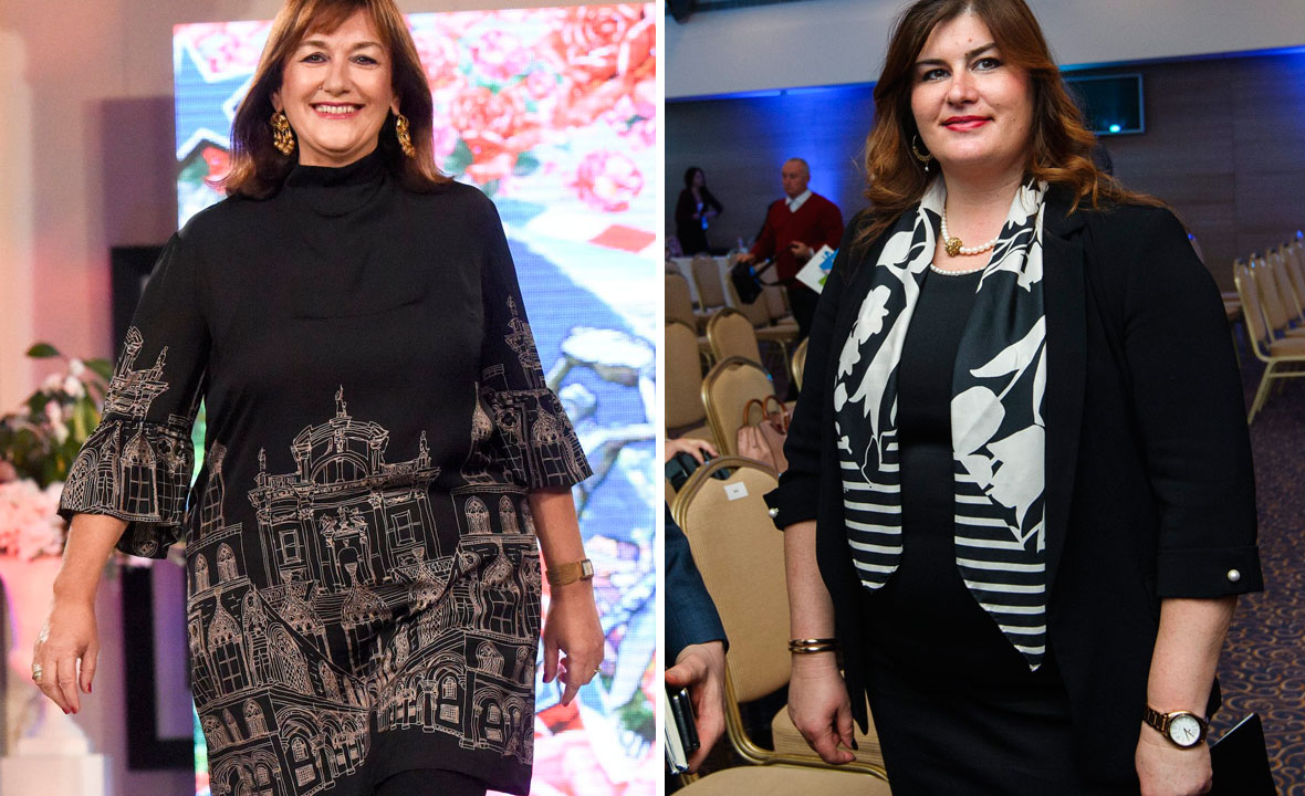 Dubravka Šuica (lijevo) i Gabrijela Žalac (desno)