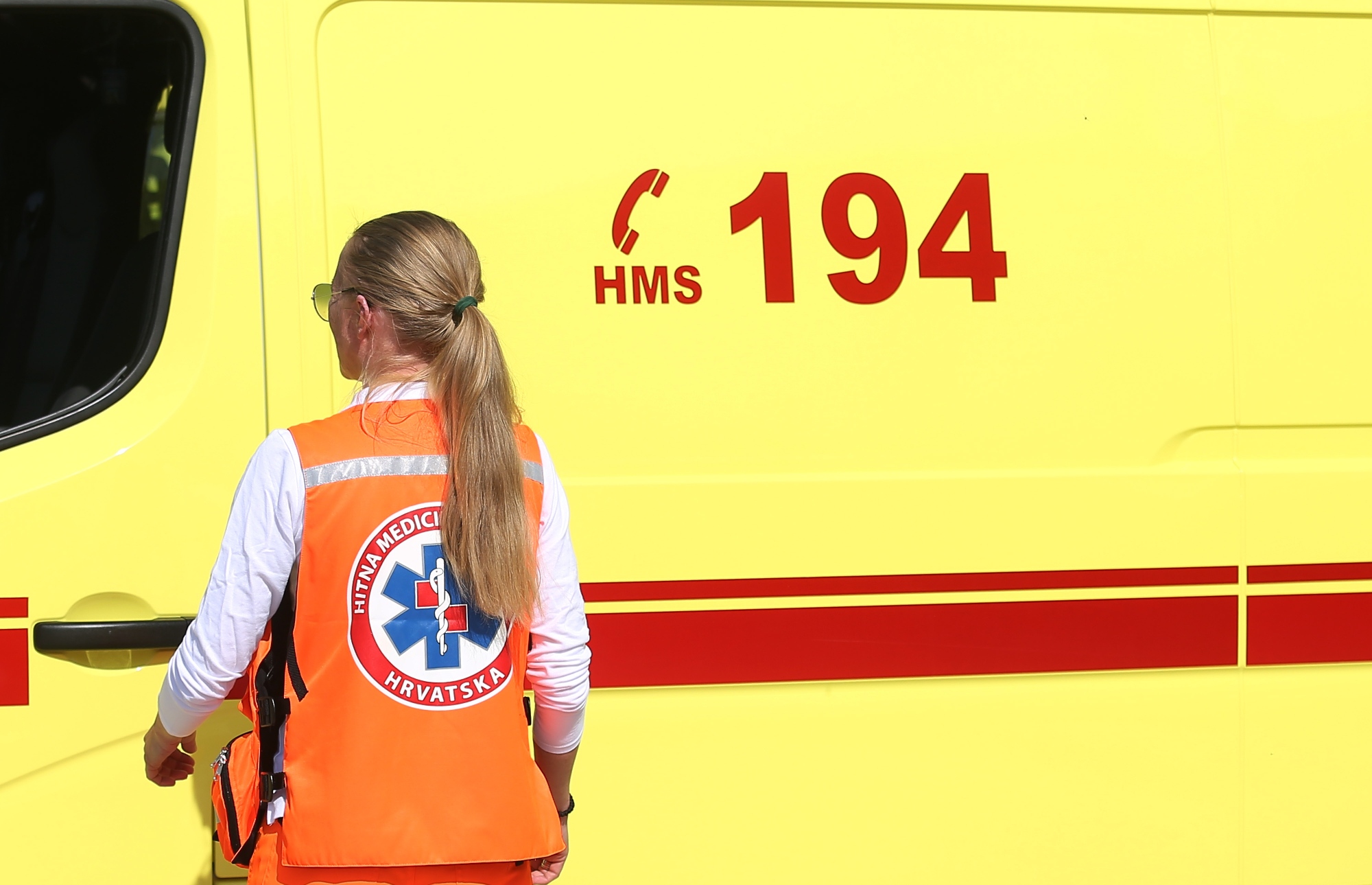 25.04.2018., Sibenik - Obiljezavanje Nacionalnog dana Hitne medicinske sluzbe u Sibeniku. Na gradskoj rivi izlozeni su timovi hitne pomoci iz cijele Hrvatske. Photo: Dusko Jaramaz/PIXSELL