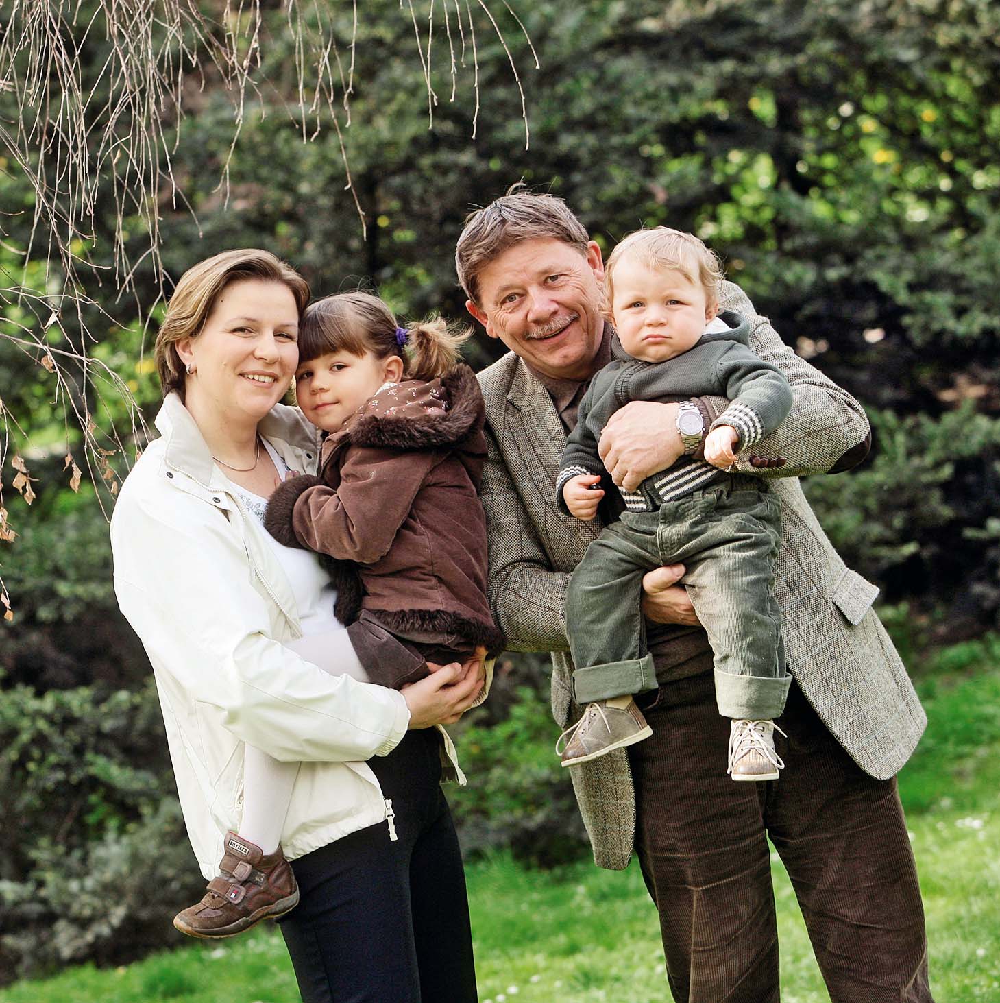 ivana i vejkoslav sutej i djeca ema i niksa, 2007.
foto petar jurica