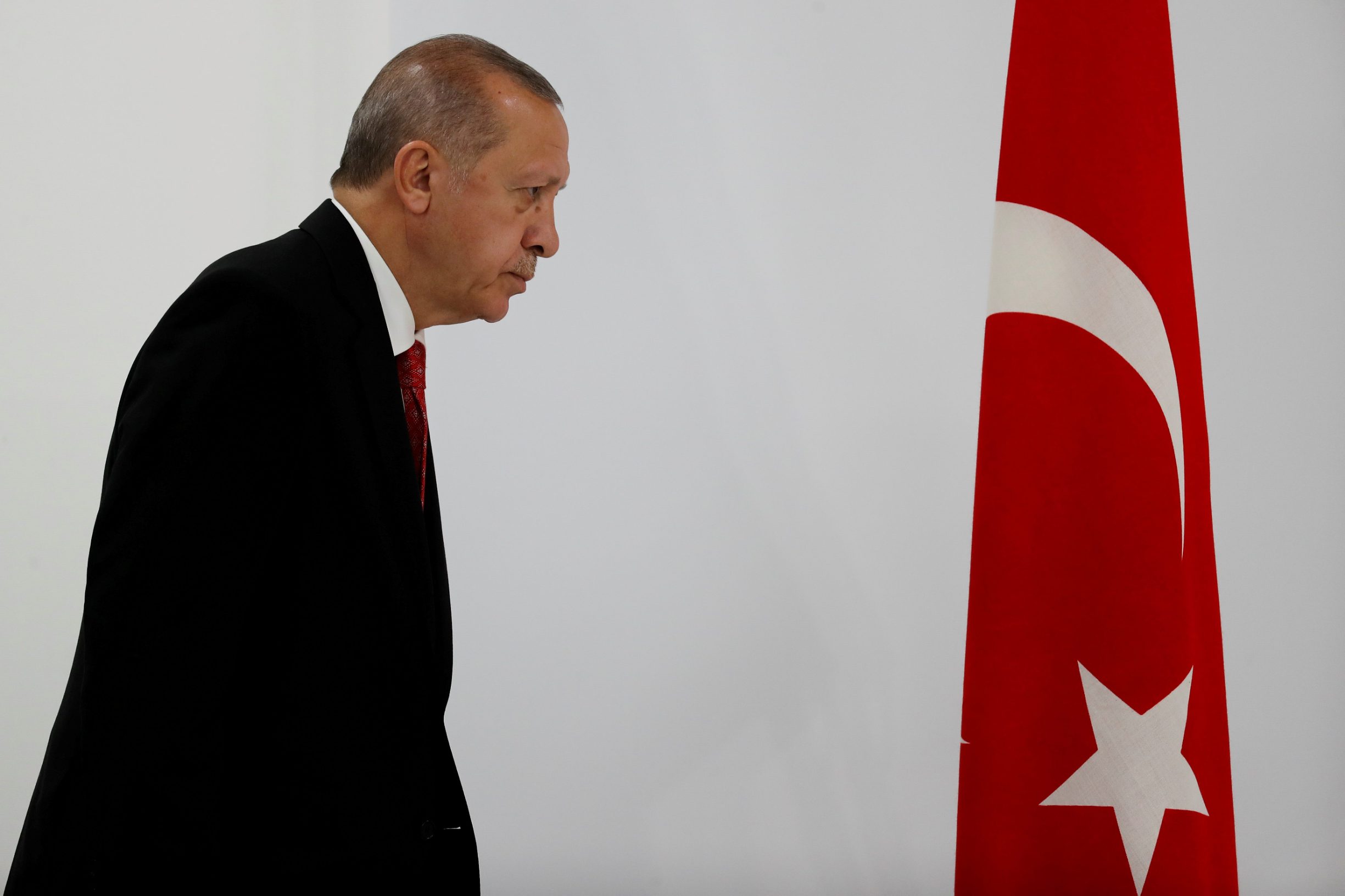 Turski predsjednik Tayyip Erdogan na konferenciji za novinare u japanskoj Osaki