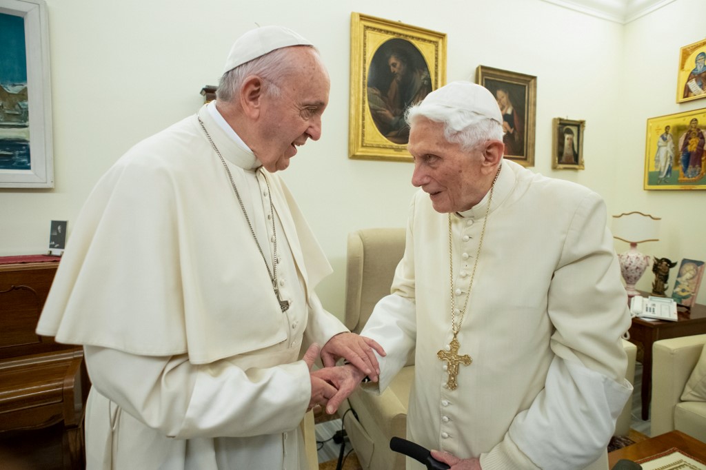 Para Franjo i papa u miru Benedikt XVI.