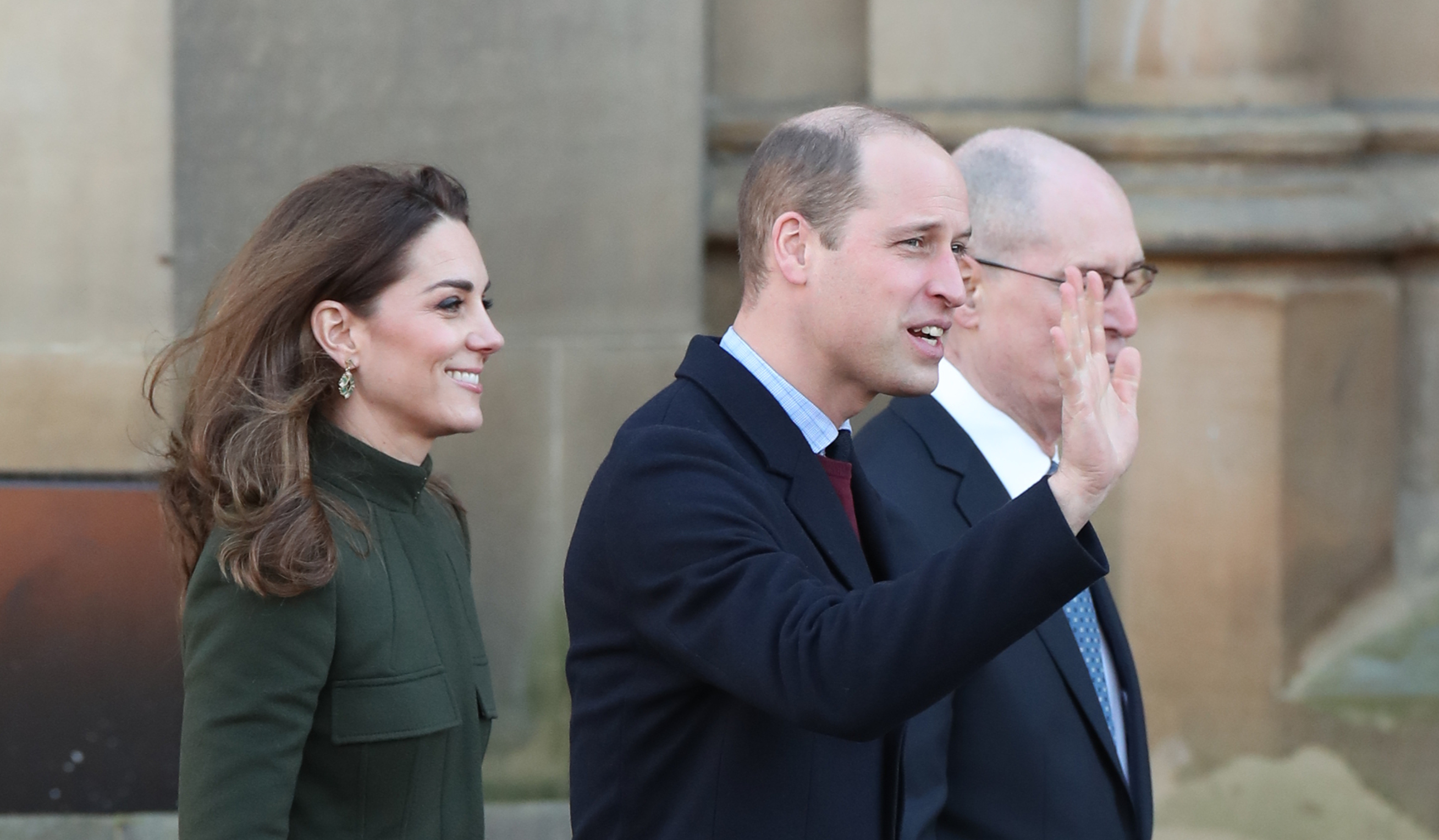 ALTERNATE CROP: The Duke and Duchess of Cambridge arrive for a visit to City Hall in Bradford to join a group of young people from across the community to hear about life in the city., Image: 492894815, License: Rights-managed, Restrictions: , Model Release: no, Credit line: Danny Lawson / PA Images / Profimedia
