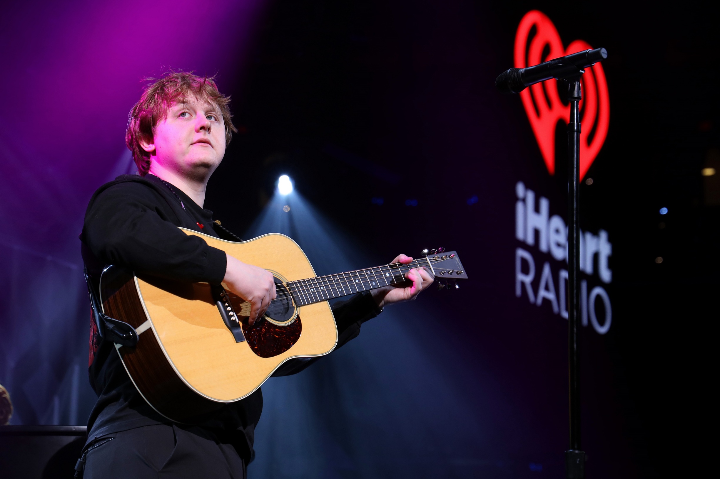 WASHINGTON, DC - DECEMBER 16: Lewis Capaldi performs onstage during HOT 99.5's Jingle Ball 2019 on December 16, 2019 in Washington, DC. (Photo by Tasos Katopodis/Getty Images for iHeartMedia)