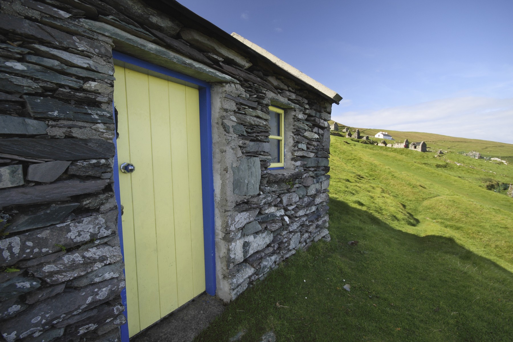 September 17, 2010, Kerry County, Ireland: Stone Cottage On Blasket Island In Munster Region; County Kerry, Ireland, Image: 492996554, License: Rights-managed, Restrictions: , Model Release: no, Credit line: Trish Punch / Zuma Press / Profimedia