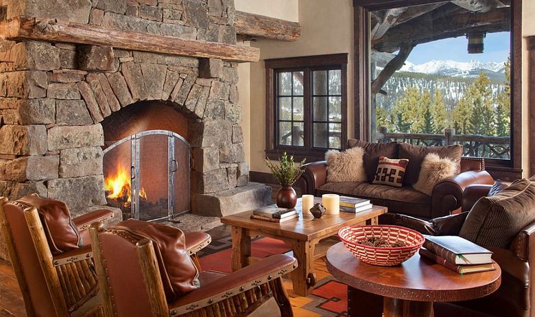 Lovely-stone-fireplace-in-the-rustic-living-room-2