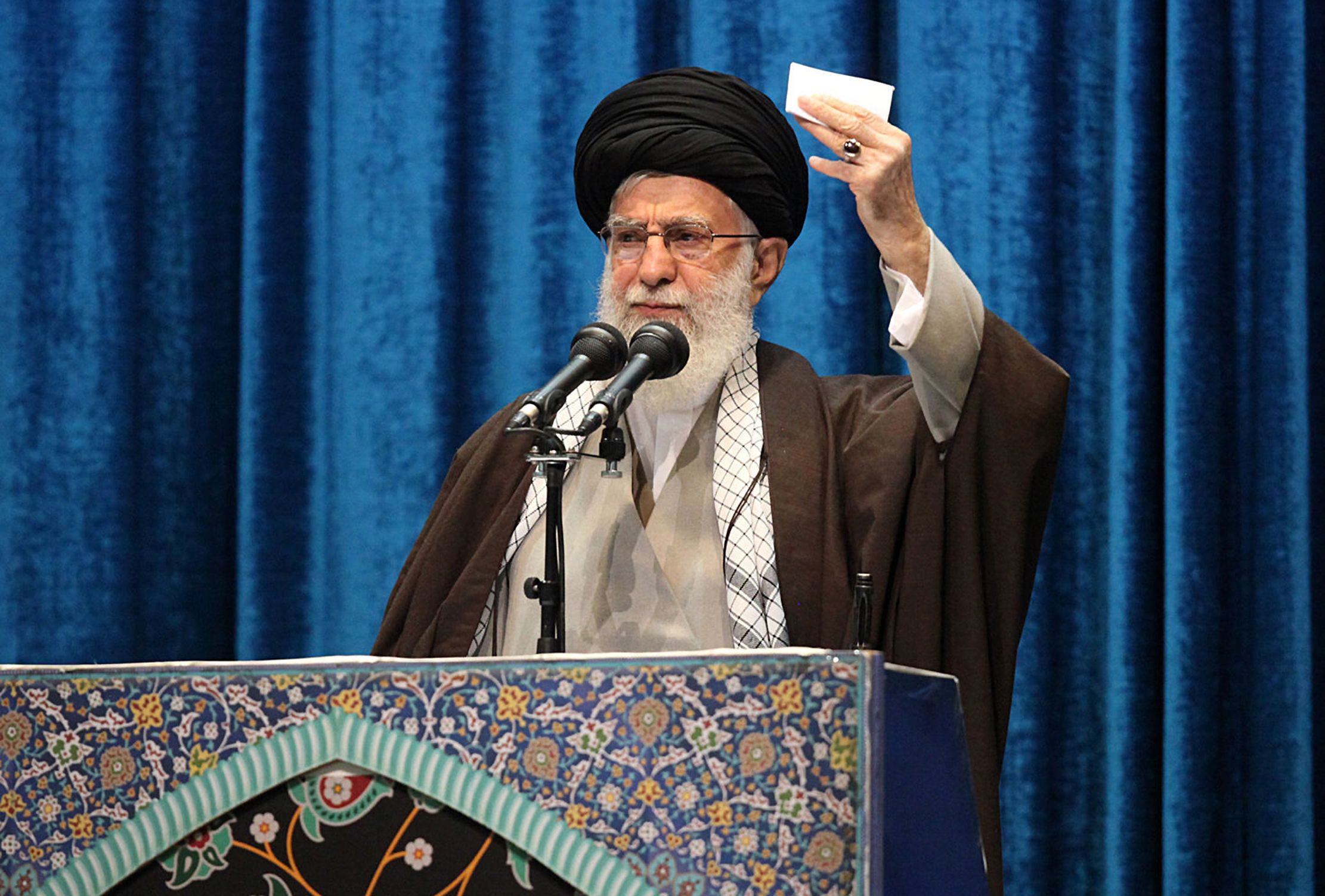 Duhovni i državni vođa Islamske Republike Iran, ajatolah Ali Khamenei 