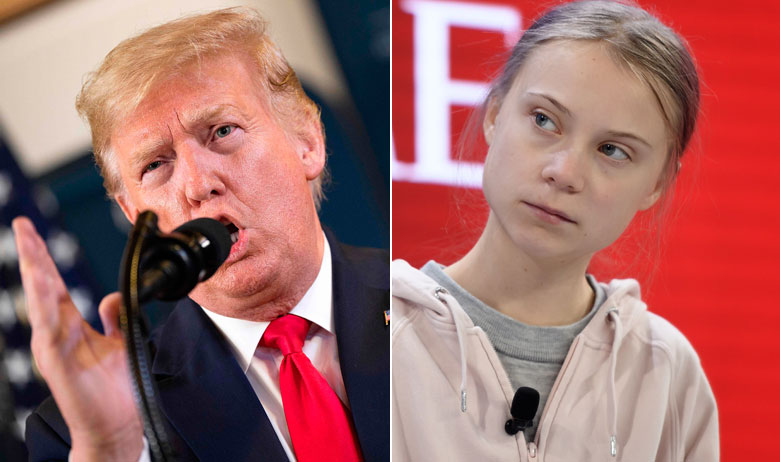 Donald Trump i Greta Thunberg
