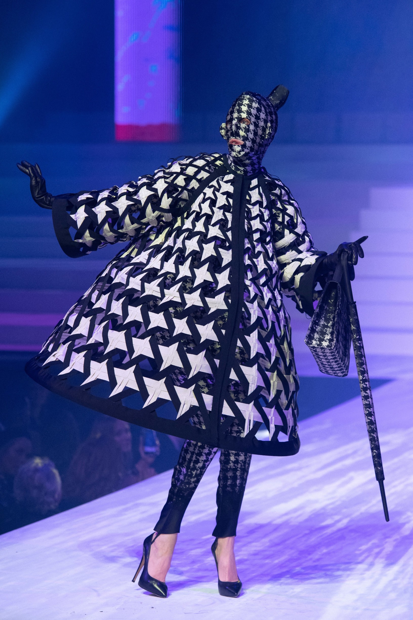 Anna Cleveland walks the runway during the last Jean-Paul Gaultier Haute Couture Spring/Summer 2020 show as part of Paris Fashion Week in Paris, France on January 22, 2020., Image: 494351032, License: Rights-managed, Restrictions: , Model Release: no, Credit line: Marechal Aurore/ABACA / Abaca Press / Profimedia