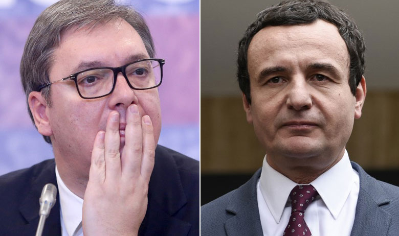 Aleksandar Vučić i Albin Kurti