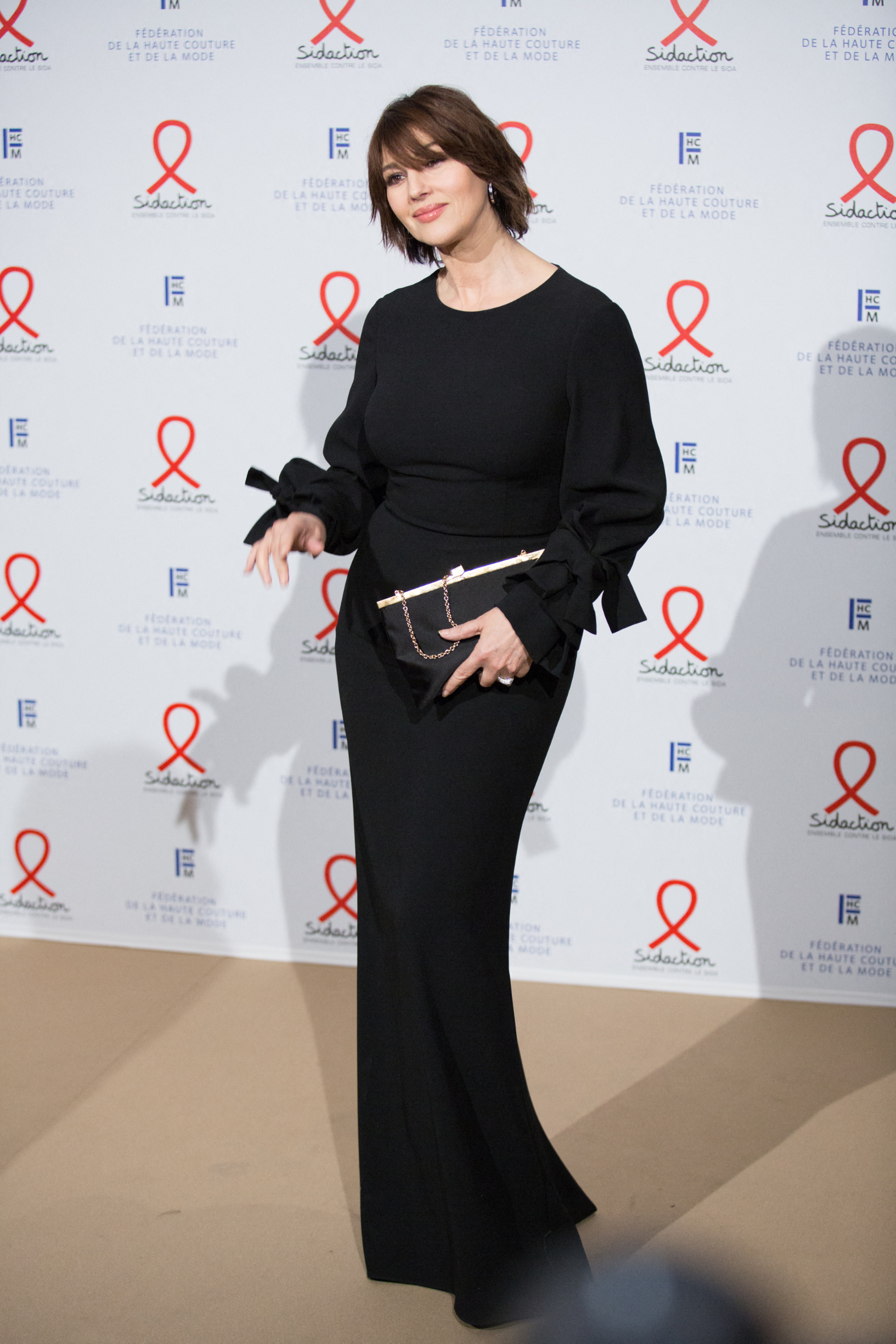 Monica Bellucci attend the 18th Fashion dinner for AIDS Sidaction Association at Pavillon Cambon in Paris on january 23, 2020., Image: 494501338, License: Rights-managed, Restrictions: , Model Release: no, Credit line: Berzane Nasser/ABACA / Abaca Press / Profimedia