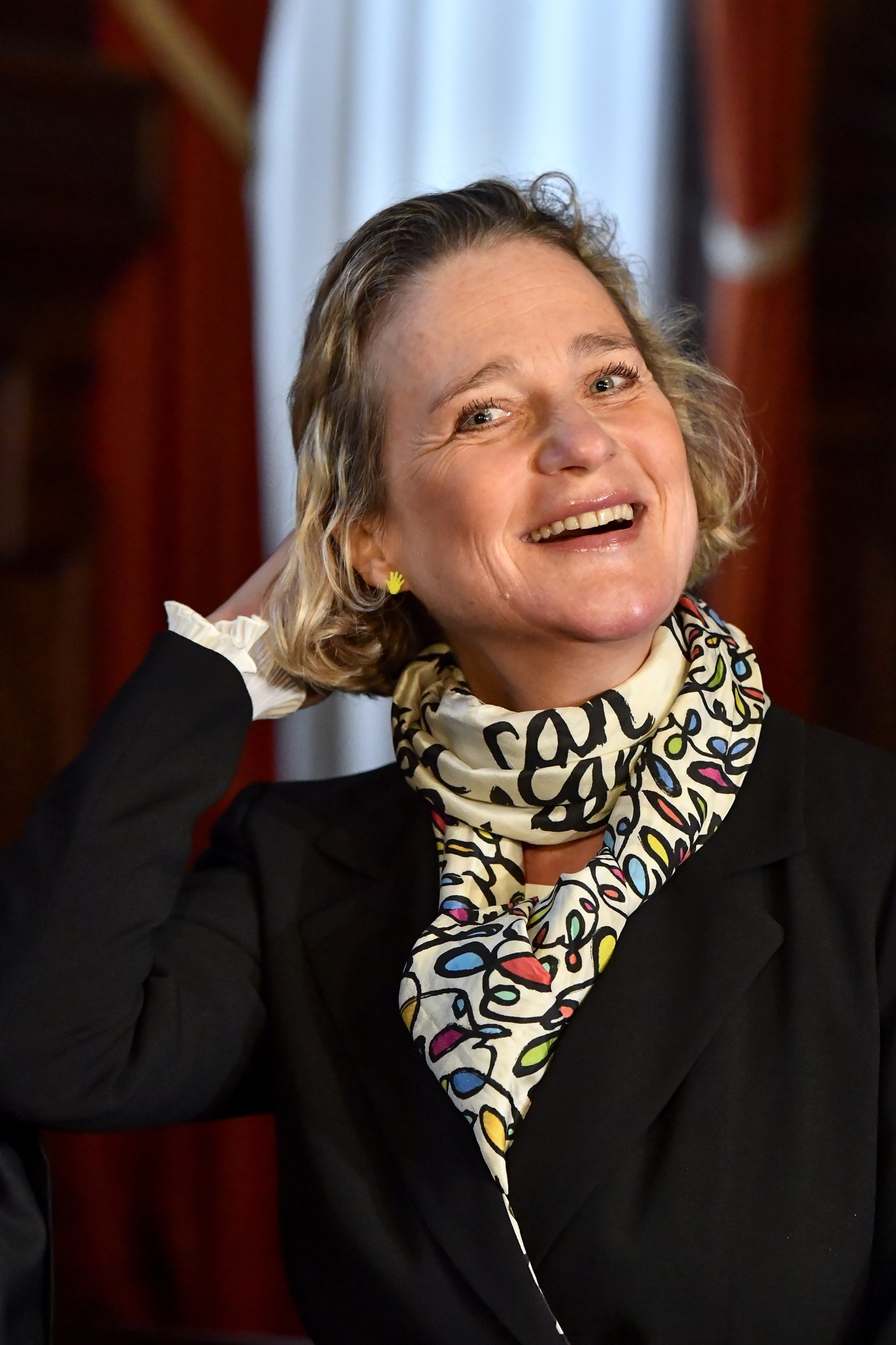 December 13, 2019, Brussels, BELGIUM: Belgian artist Delphine Boel pictured after a session at the Cassation Court following the demand of King Albert II to contest the arrest of Brussels appeal court from 25 October 2018 which established that Jacques Boel is not the father of Delphine Boel and which asks for King Albert II to take a DNA test with wich Delphine Boel intends to prove she is Albert II's biological daughter, Friday 13 December 2019, in Brussels. BELGA PHOTO DIRK WAEM, Image: 487942561, License: Rights-managed, Restrictions: * EXCLUSIVE to ZUMA: Belgium, France, Germany, Luxembourg and Netherlands Rights OUT *, Model Release: no, Credit line: Dirk Waem / Zuma Press / Profimedia