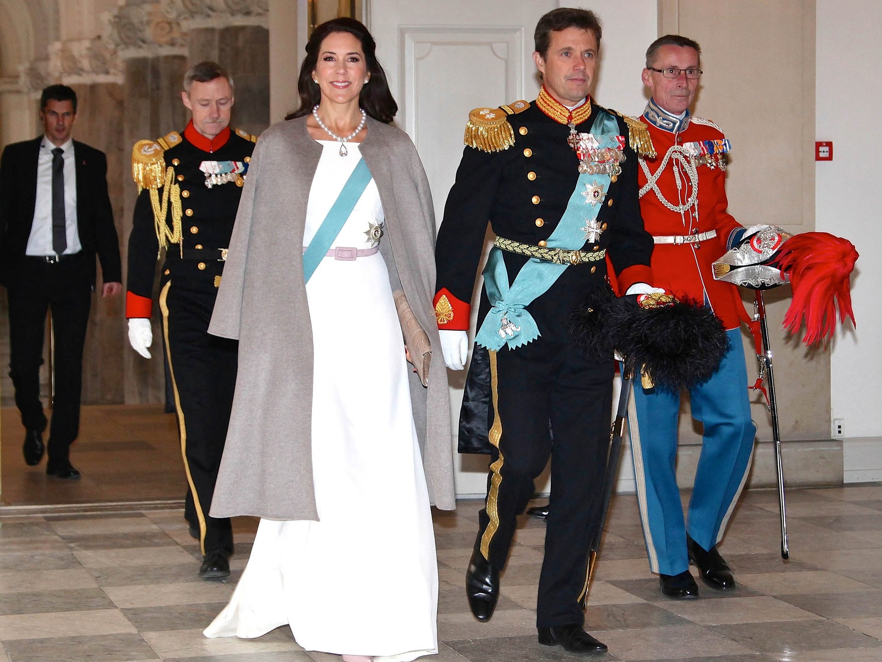 05-01-2016 Denmark Queen Margrethe and Prince Frederik and Princess Mary arrive for the annual new years reception for the ambassadors at Christiansborg palace.
Â© PPE/ Christophersen
- No Rights for Netherlands -, Image: 270661046, License: Rights-managed, Restrictions: , Model Release: no, Credit line: PPE/face to face / Face to Face / Profimedia
