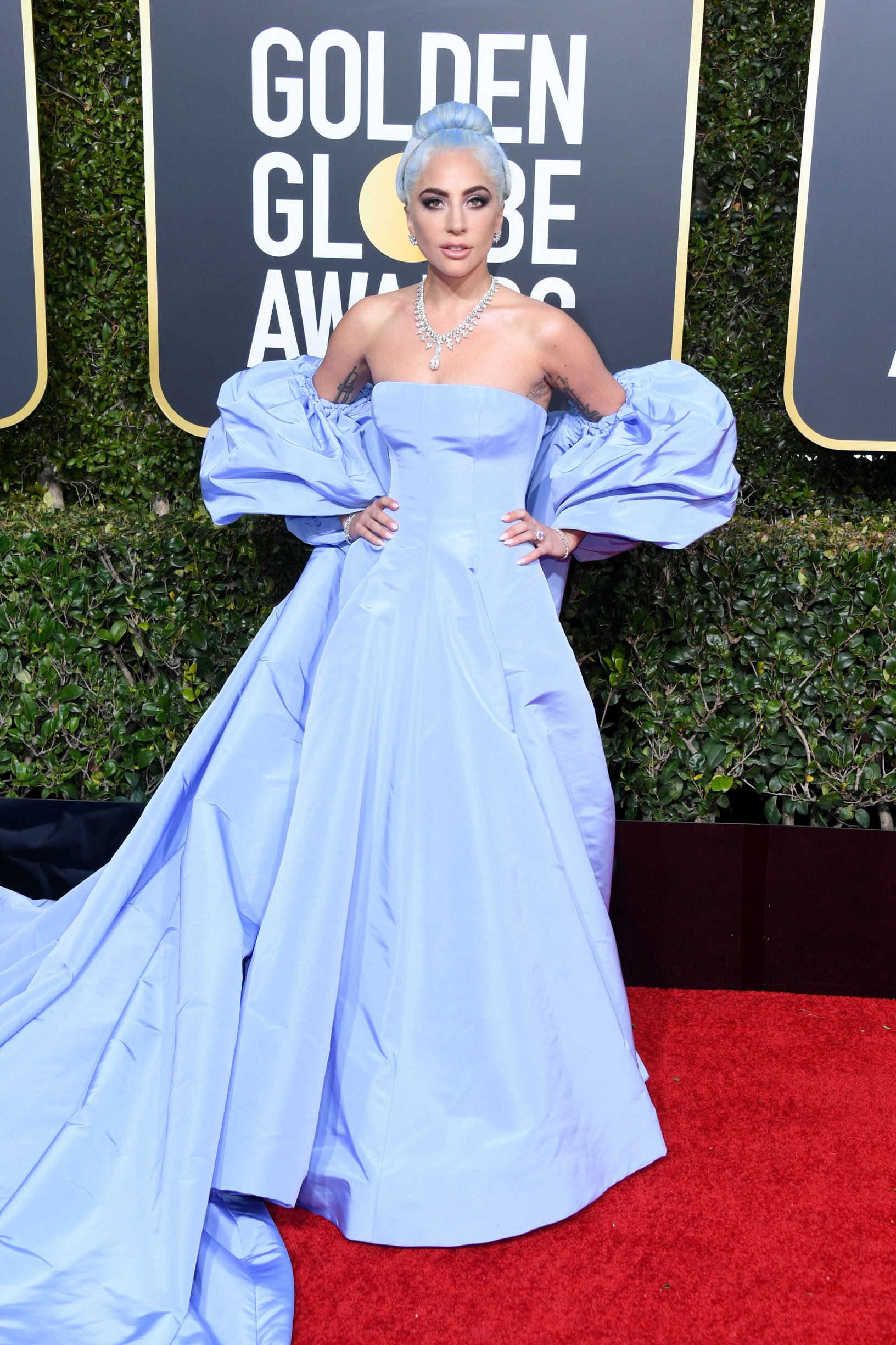 BEVERLY HILLS, CA - JANUARY 06:  Lady Gaga attends the 76th Annual Golden Globe Awards at The Beverly Hilton Hotel on January 6, 2019 in Beverly Hills, California.  (Photo by Jon Kopaloff/Getty Images)