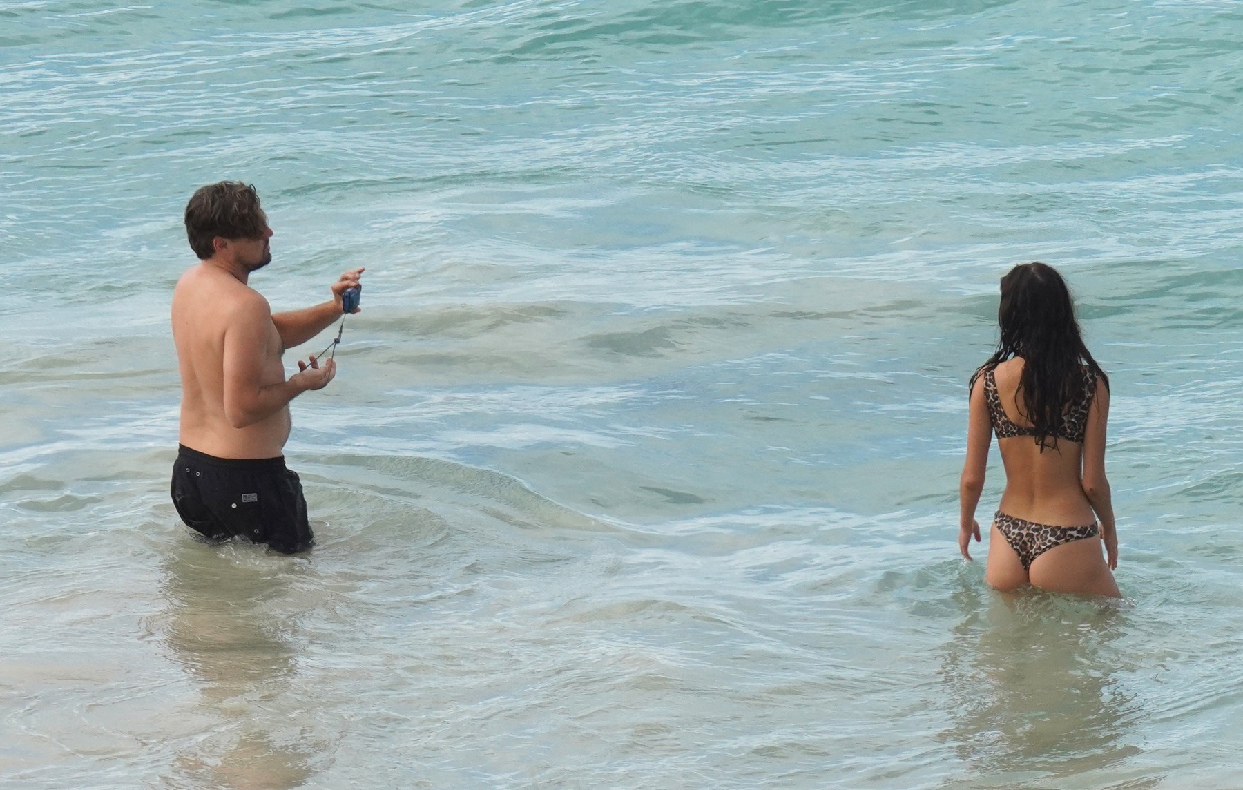 EXCLUSIVE PICTURES. IN POOL WITH ELIOT PRESS AND BACKGRID PHOTOGRAPHER. PLEASE CONTACT LOCAL AGENTS TO KEEP EXCLUSIVE.

THIS SET IS POOL.

Leonardo DiCaprio and Camila Morrone enjoy their holiday with a day at the beach on December 31st 2019 in St Barts., Image: 490785948, License: Rights-managed, Restrictions: , Model Release: no, Credit line: IMP Features / IMP Features / Profimedia