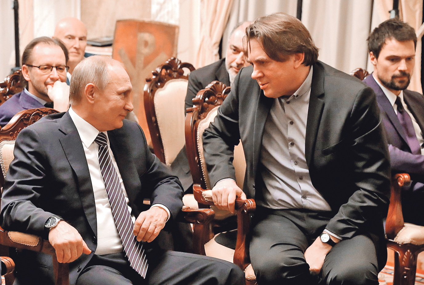 Vladimir Putin i Konstantin Ernst