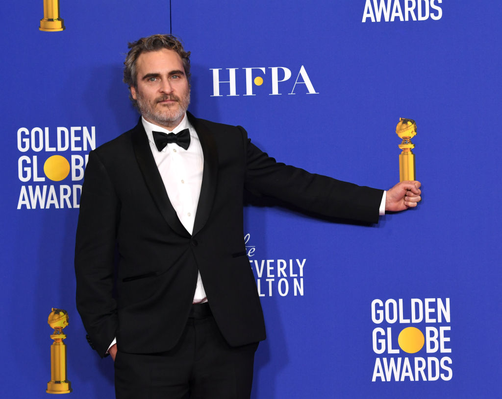 BEVERLY HILLS, CALIFORNIA - JANUARY 05: Joaquin Phoenix , winner of Best Performance by an Actor in a Motion Picture - Drama  for 