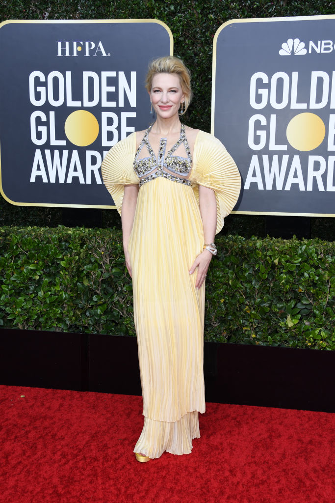 BEVERLY HILLS, CALIFORNIA - JANUARY 05: Cate Blanchett attends the 77th Annual Golden Globe Awards at The Beverly Hilton Hotel on January 05, 2020 in Beverly Hills, California. (Photo by Jon Kopaloff/Getty Images)