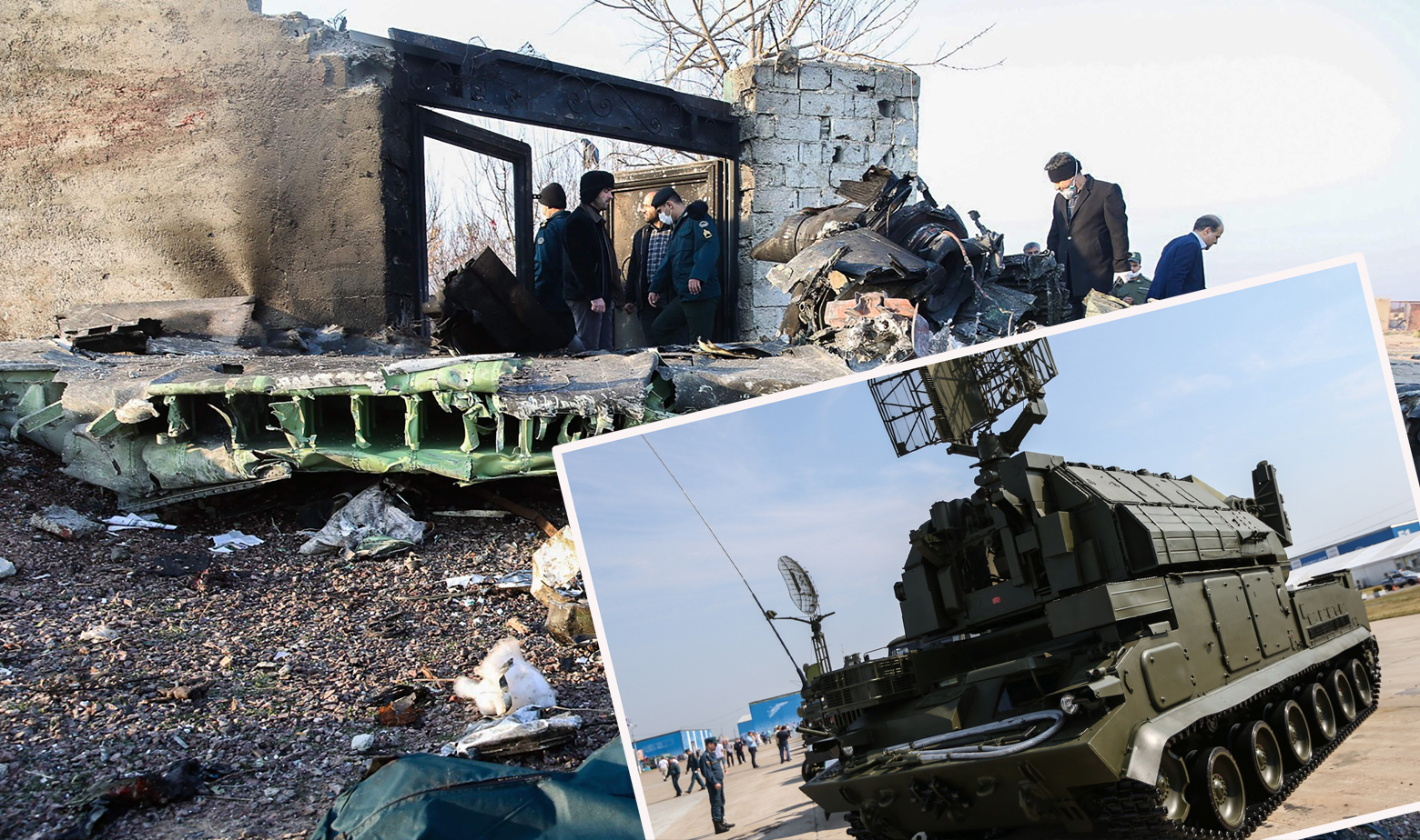 Ostaci srušenog ukrajinskog aviona i sustav Tor-M1