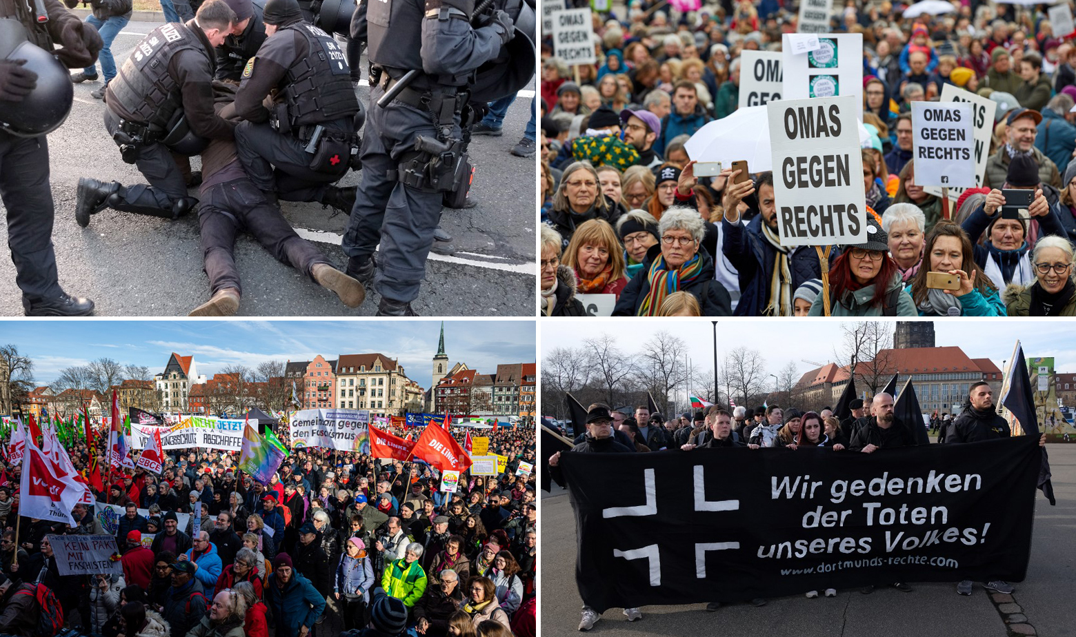 Prosvjedi diljem Njemačke