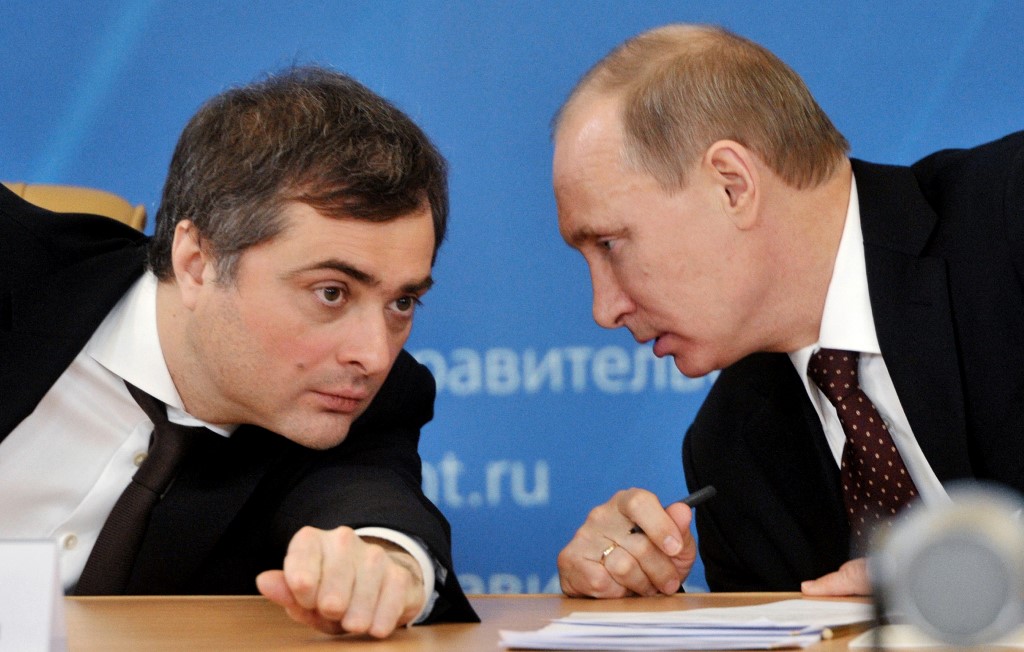 Vladislav Surkov i Vladimir Putin