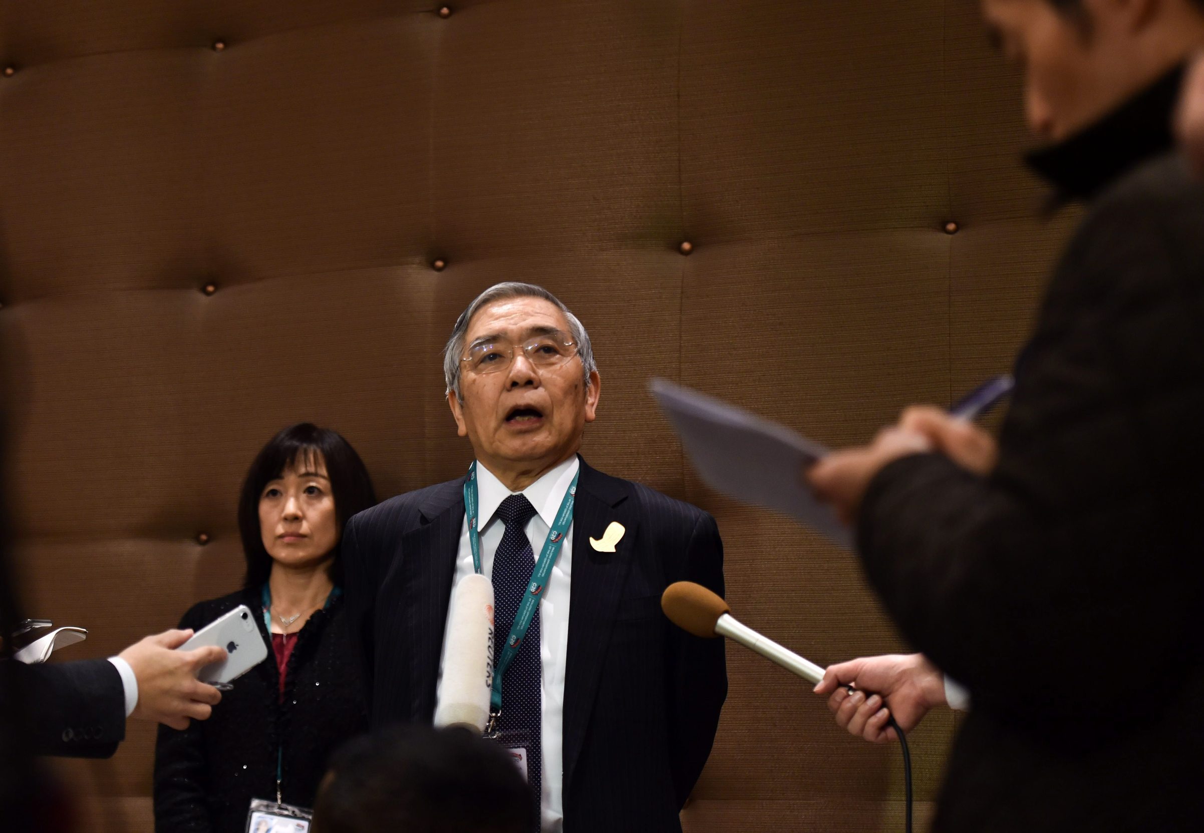 guverner japanske središnje banke Haruhiko Kuroda na skupu G20 u Rijadu