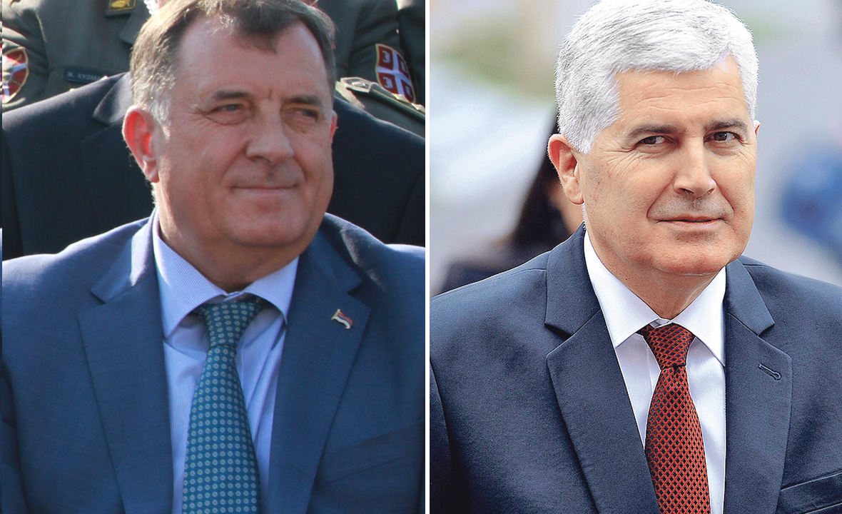 Milorad Dodik (lijevo) i Dragan Čović (desno)