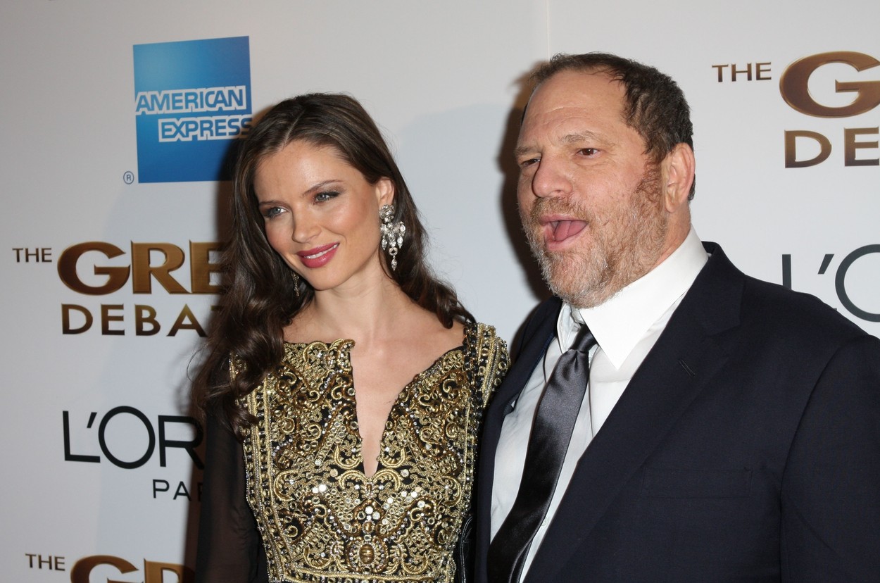 Los Angeles, CA  - **FILE PHOTOS** Harvey Weinstein and his wife Georgina Chapman pose for photos during happier times as Georgina announces she is leaving Harvey after continued allegations of sexual harassment and assault.

Pictured: Harvey Weinstein, Georgina Chapman

BACKGRID USA 11 OCTOBER 2017, Image: 352514399, License: Rights-managed, Restrictions: , Model Release: no, Credit line: MediaPunch / BACKGRID / Backgrid USA / Profimedia