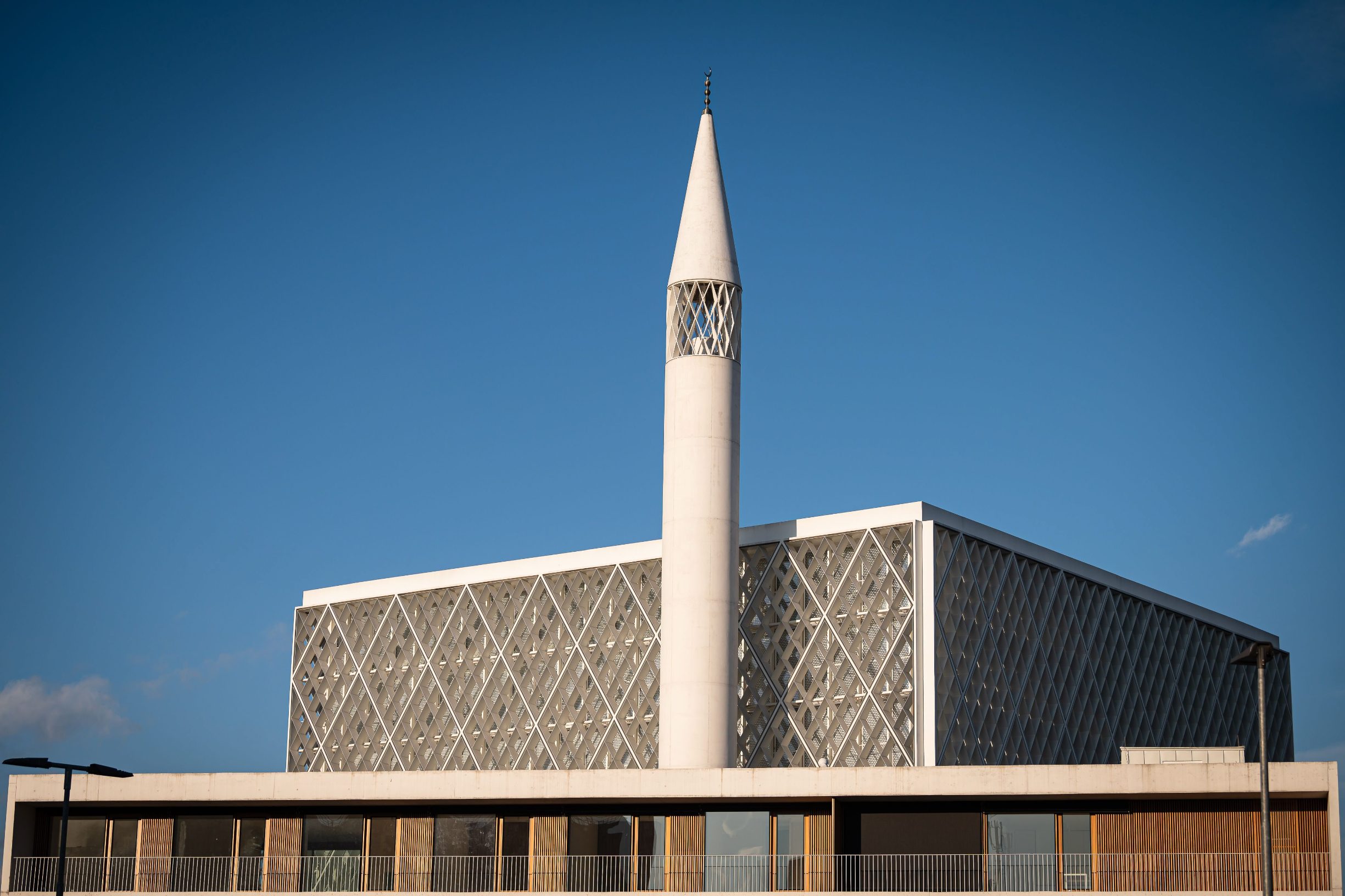 A taken on on January 29, 2020, shows the minaret of Slovenia's first mosque in Ljubljana. - Slovenia's first mosque opened its doors in the capital Ljubljana on February 3, more than 50 years after the initial request to build it was made. Muslims in the predominantly Catholic Alpine country first filed a request to build a mosque in the late 1960s while Slovenia was still part of the former Communist Yugoslavia. The community received permission 15 years ago, but ran into opposition from right-wing politicians and groups, as well as financial troubles. (Photo by Jure Makovec / AFP)