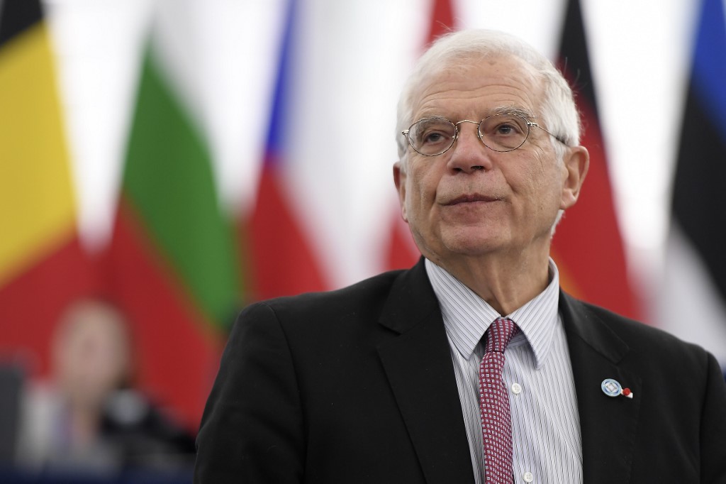Europski povjerenik za vanjsku politiku Josep Borrell: EU podsjeća na svoju privrženost dogovorenom rješenju utemeljenom na suživotu dviju država, na temelju granica iz 1967.
