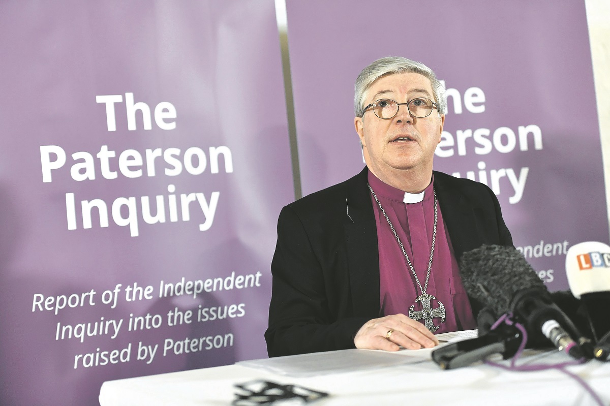 Inquiry chairman, the Right Rev Graham James, during a press conference to present a report and its findings of the Ian Paterson inquiry at The Bond Company, Birmingham., Image: 496385170, License: Rights-managed, Restrictions: , Model Release: no, Credit line: Jacob King / PA Images / Profimedia