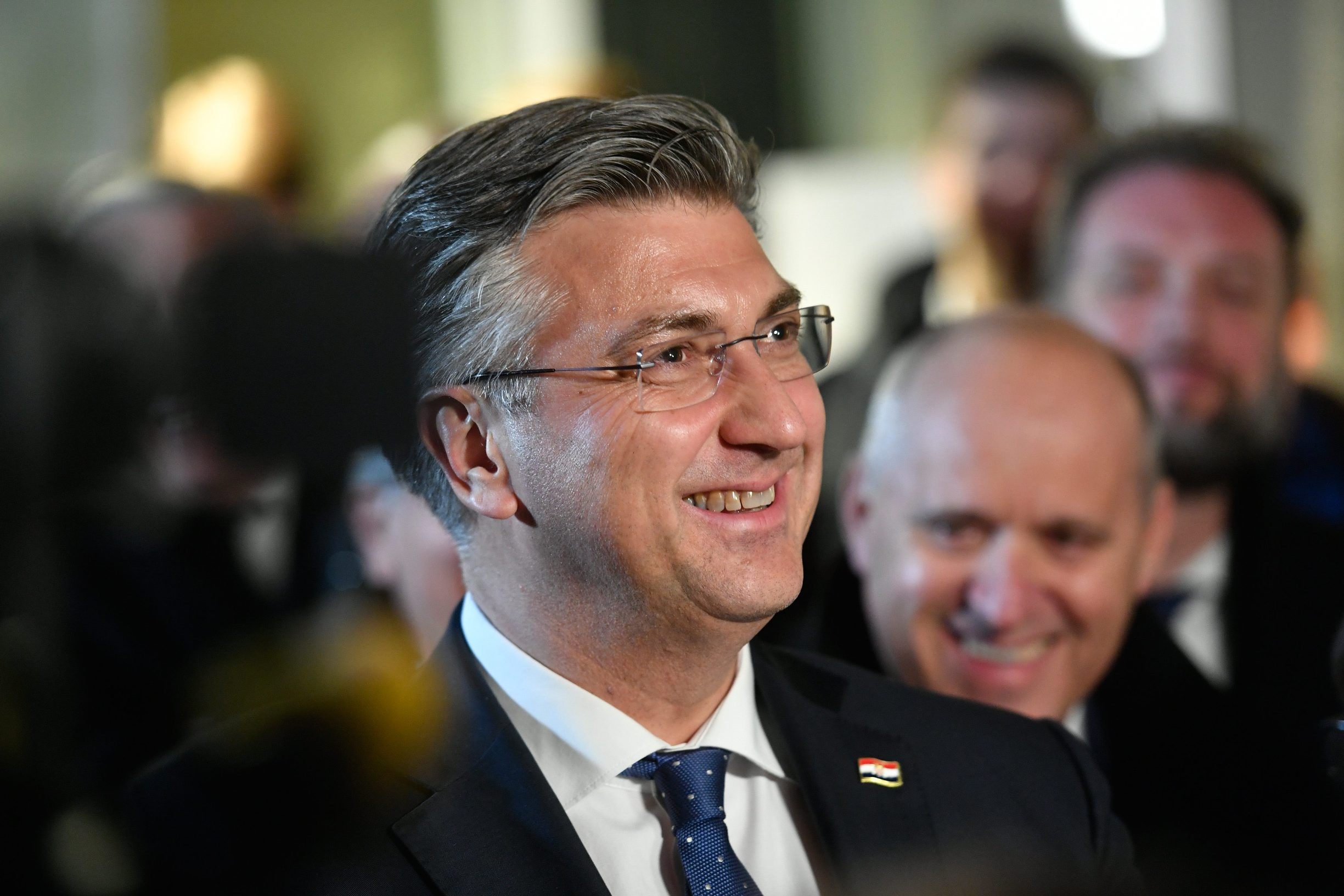 Croatian PM Andrej Plenković won 79 per cent of the votes yesterday