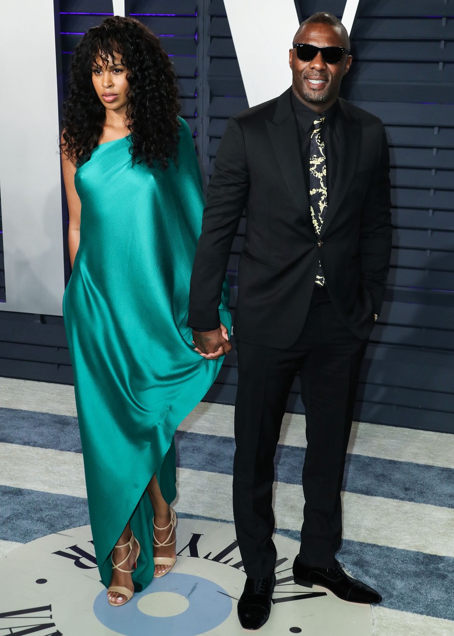 Idris Elba sa suprugom Sabrinom na zabavi Vanity Faira uoči dodjele Oscara 2019. godine