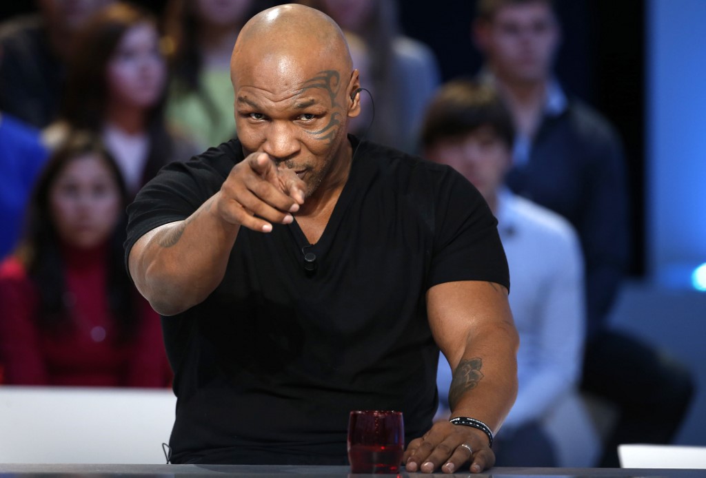 US Former heavyweight boxing champion Mike Tyson attends the TV show 