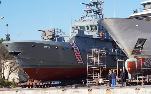 Brod Hrvatske ratne mornarice 'Omiš' 