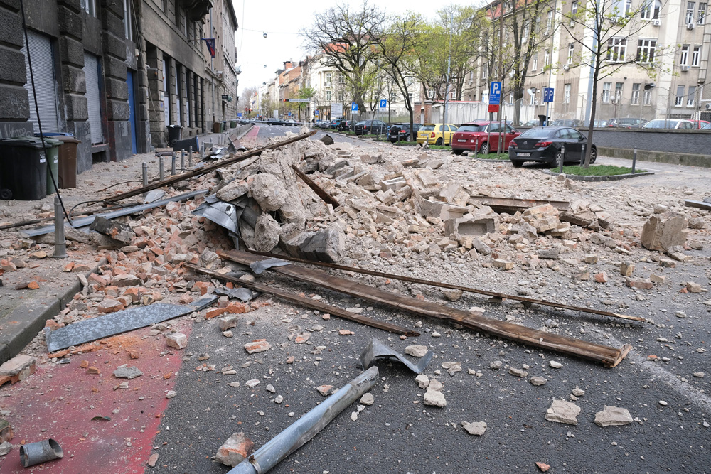 Potres u Zagrebu.