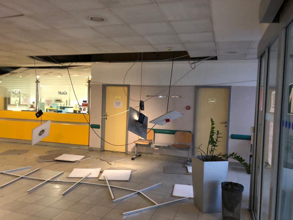 Stanje u Petrovoj bolnici nakon snažnih potresa koji su pogodili Zagreb