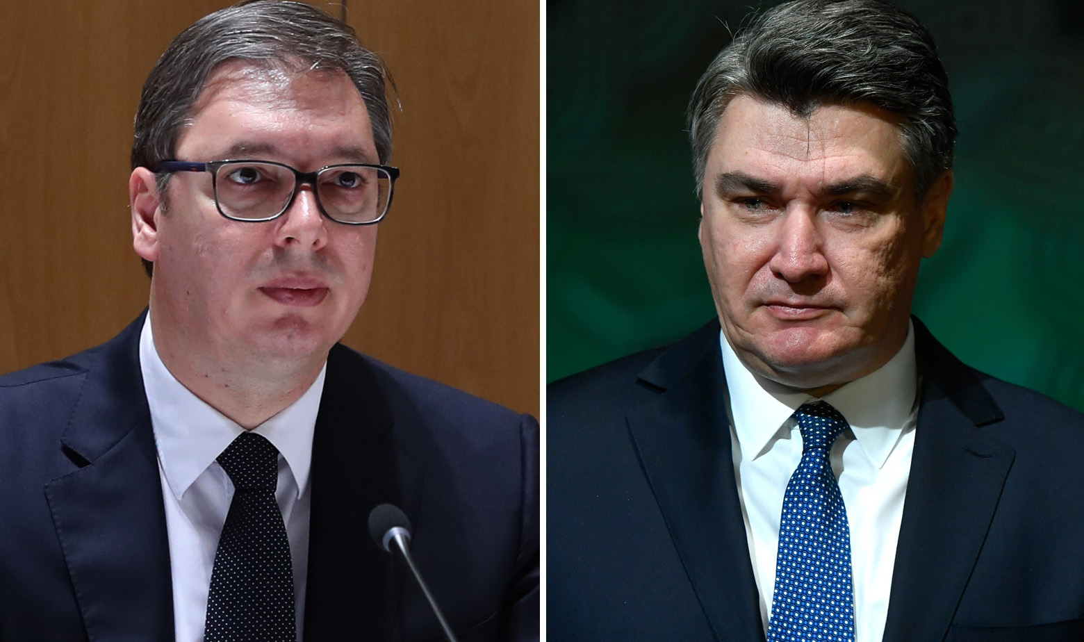 Aleksandar Vučić i Zoran Milanović 