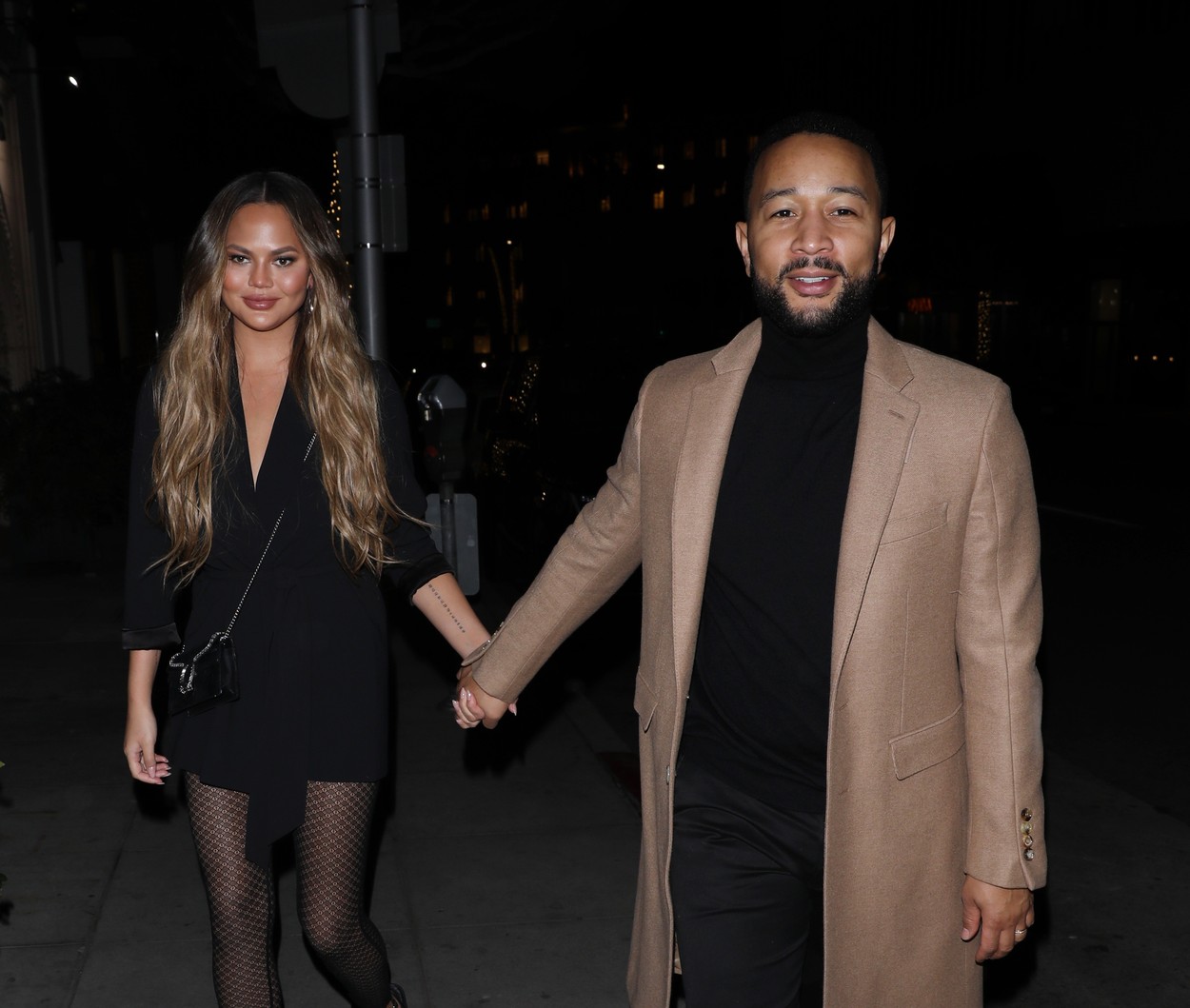 Chrissy Teigen and John Legend have a romantic dinner date at Madeo restaurant in Beverly Hills. The couple walked dined at the fine Italian restaurant for two hours.
27 Feb 2020, Image: 501579749, License: Rights-managed, Restrictions: World Rights, Model Release: no, Credit line: Photographer Group/MEGA / The Mega Agency / Profimedia