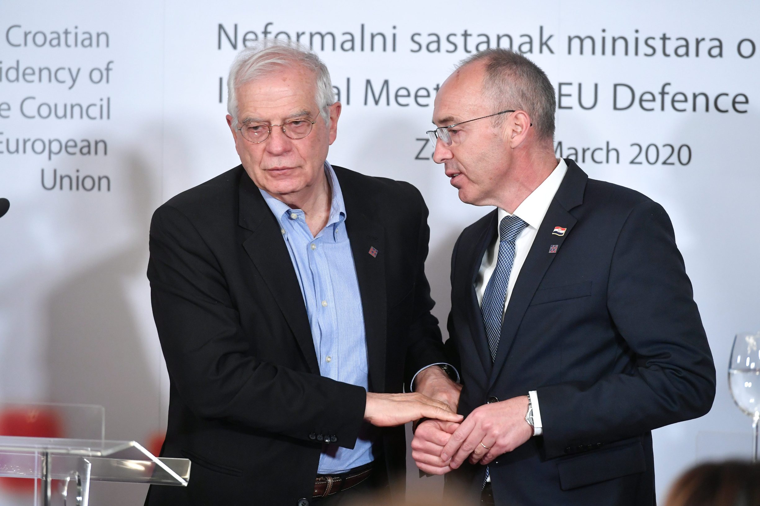 Izjave za medije potpredsjednika Vlade i ministra obrane Damira Krsticevica i visokog predstavnika Europske unije za vanjske poslove i sigurnosnu politiku Josepa Borrella.