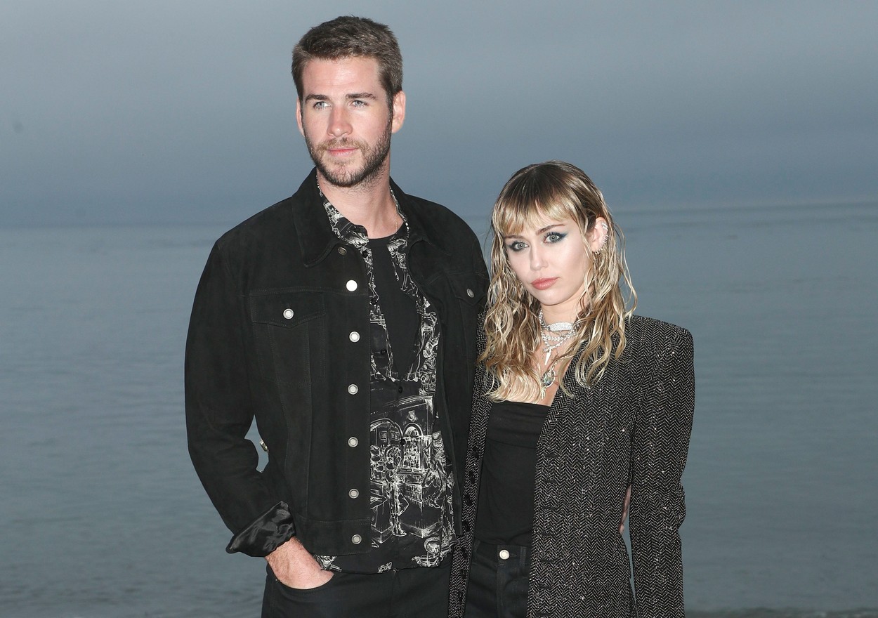 Liam Hemsworth and Miley Cyrus
Saint Laurent Show, Arrivals, Spring Summer 2020, Los Angeles, USA - 06 Jun 2019, Image: 444025305, License: Rights-managed, Restrictions: , Model Release: no, Credit line: John Salangsang/WWD / Shutterstock Editorial / Profimedia