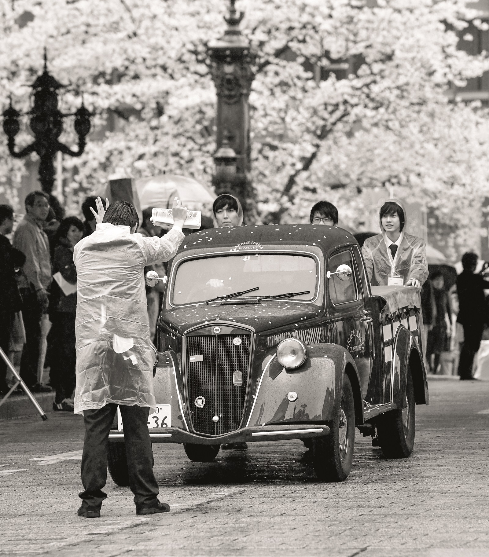 1948 Lancia Ardea Camioncino is on display during the Japan Classic Automobile 2017 event on the bridge of Nihonbashi in Tokyo on April 9, 2017. About 20 classic cars from 1924 and 1981 were participated in the event., Image: 328408115, License: Rights-managed, Restrictions: , Model Release: no, Credit line: Toshifumi KITAMURA / AFP / Profimedia