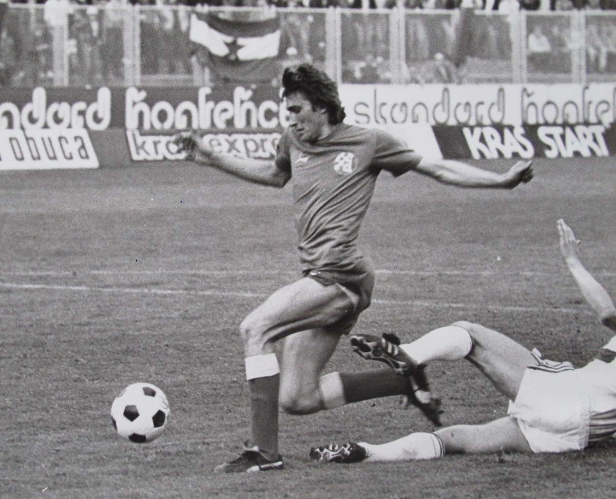 Zagreb, 25.05.1982. Dinamo - Stuttgart 3:0    Snjesko Cerin   snimio: Z: Pajvot