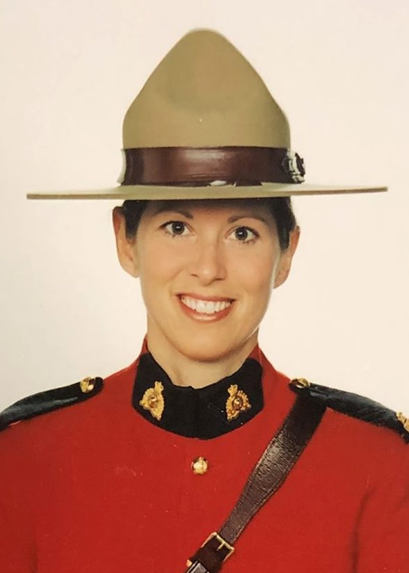 This undated and unlocated handout photo released on April 19, 2020 by the Royal Canadian Mounted Police (RCMP) in Nova Scotia via Facebook shows Constable Heidi Stevenson, a 23-year veteran of the force, who was among the victims of a shooting rampage in Nova Scotia. - A gunman who drove a mock-up police car killed at least 16 people in an Atlantic Canada shooting rampage, federal police said on April 19, the worst case of its kind in Canadian history. The shooter, identified as Gabriel Wortman, 51, was shot dead by officers after a 12-hour manhunt in Nova Scotia province ended on the morning of April 19. (Photo by Handout / NOVA SCOTIA RCMP / AFP) / RESTRICTED TO EDITORIAL USE - MANDATORY CREDIT 