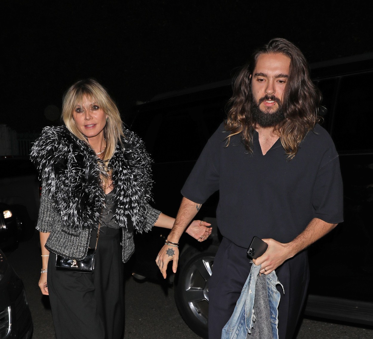 EXCLUSIVE: Heidi Klum and Tom Kaulitz walk hand in hand as they attend Paris Hilton's 39th birthday party in Los Angeles.
21 Feb 2020, Image: 500076287, License: Rights-managed, Restrictions: World Rights, Model Release: no, Credit line: iamKevinWong/Photog Group/MEGA / The Mega Agency / Profimedia