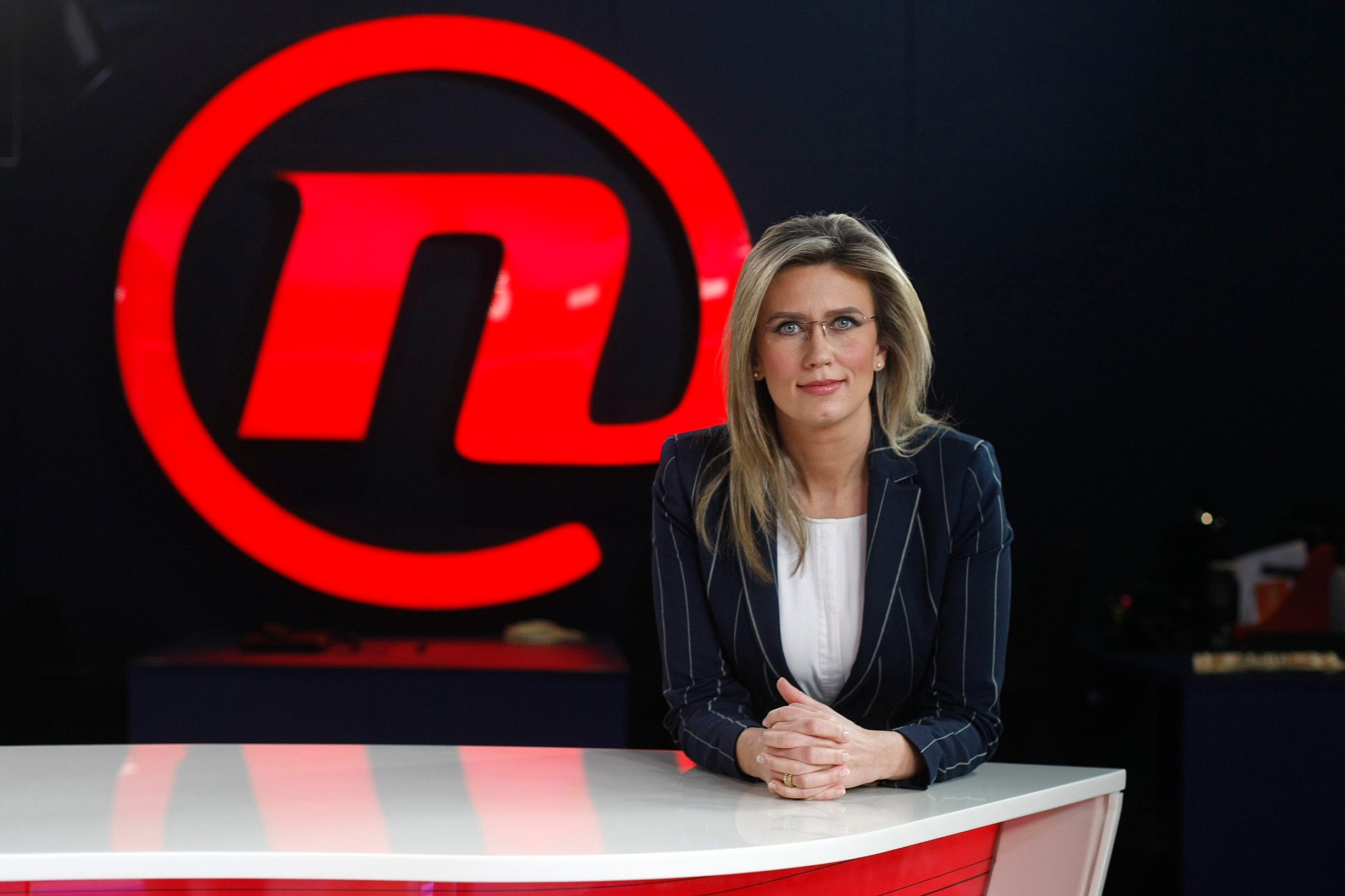 Zagreb, 021217.
Nova TV.
Romina Knezic, voditeljica Dnevnika Nove TV.
Foto: Ranko Suvar / CROPIX