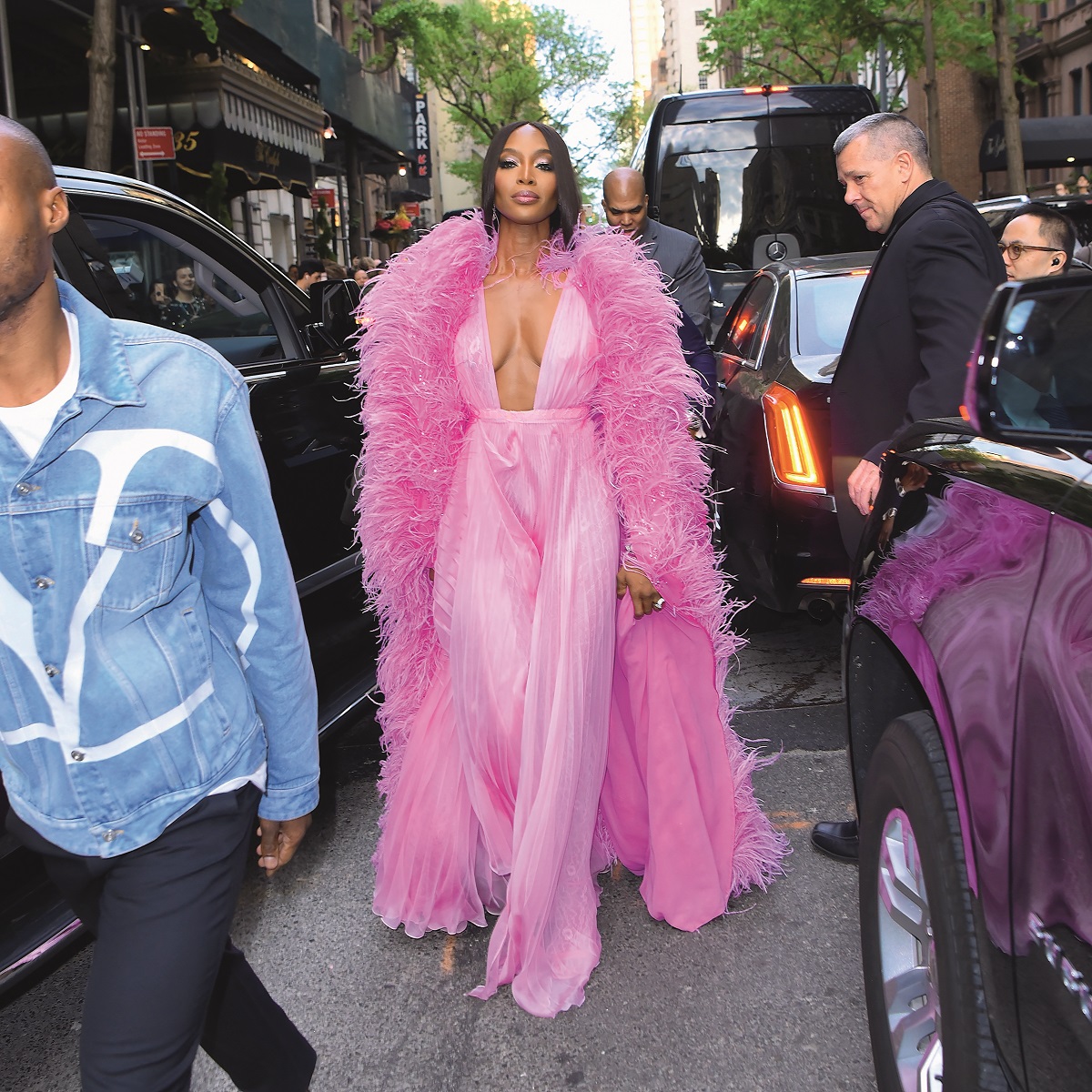 NEW YORK, NY - MAY 06:  Naomi Campbell seen out on the 2019 MET Gala day on May 6, 2019 in New York City.  (Photo by Robert Kamau/GC Images)