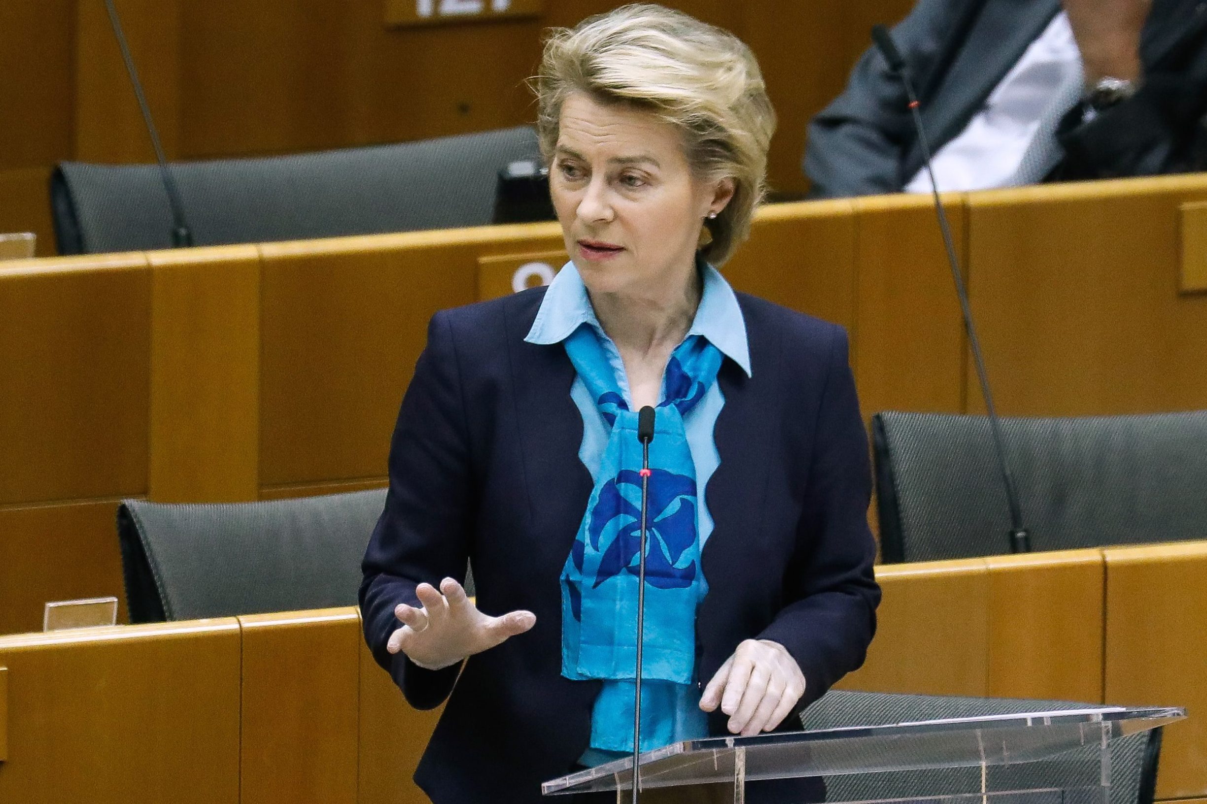 Predsjednica Europske komisije Ursula von der Leyen u Europskom parlamentu