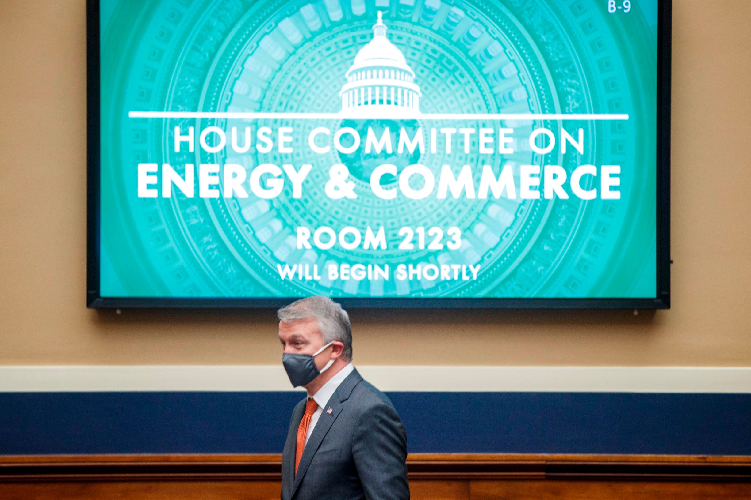 Dr. Rick Bright arrives to testify before the House Energy and Commerce Subcommittee on Health on May 14, 2019, in Washington, DC. - Bright filed a whistleblower complaint after he was removed in April 2020 from his post as head of the Biomedical Advanced Research and Development Authority (BARDA), the agency charged with developing a vaccine against coronavirus.He said he was removed for opposing the use of malaria drugs chloroquine and hydroxychloroquine for coronavirus, a treatment promoted by President Donald Trump despite little scientific evidence of success. (Photo by SHAWN THEW / POOL / AFP)
